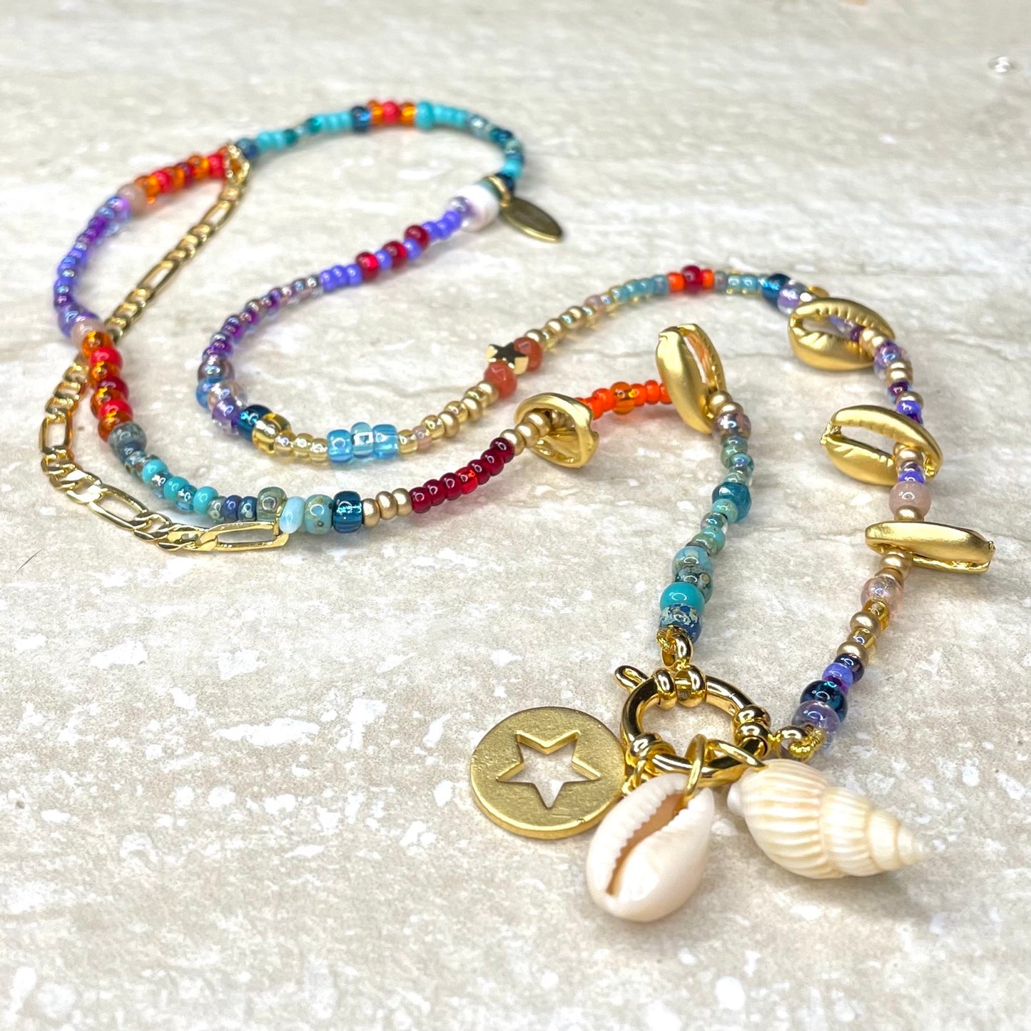 Designer Clasp Charm Necklace