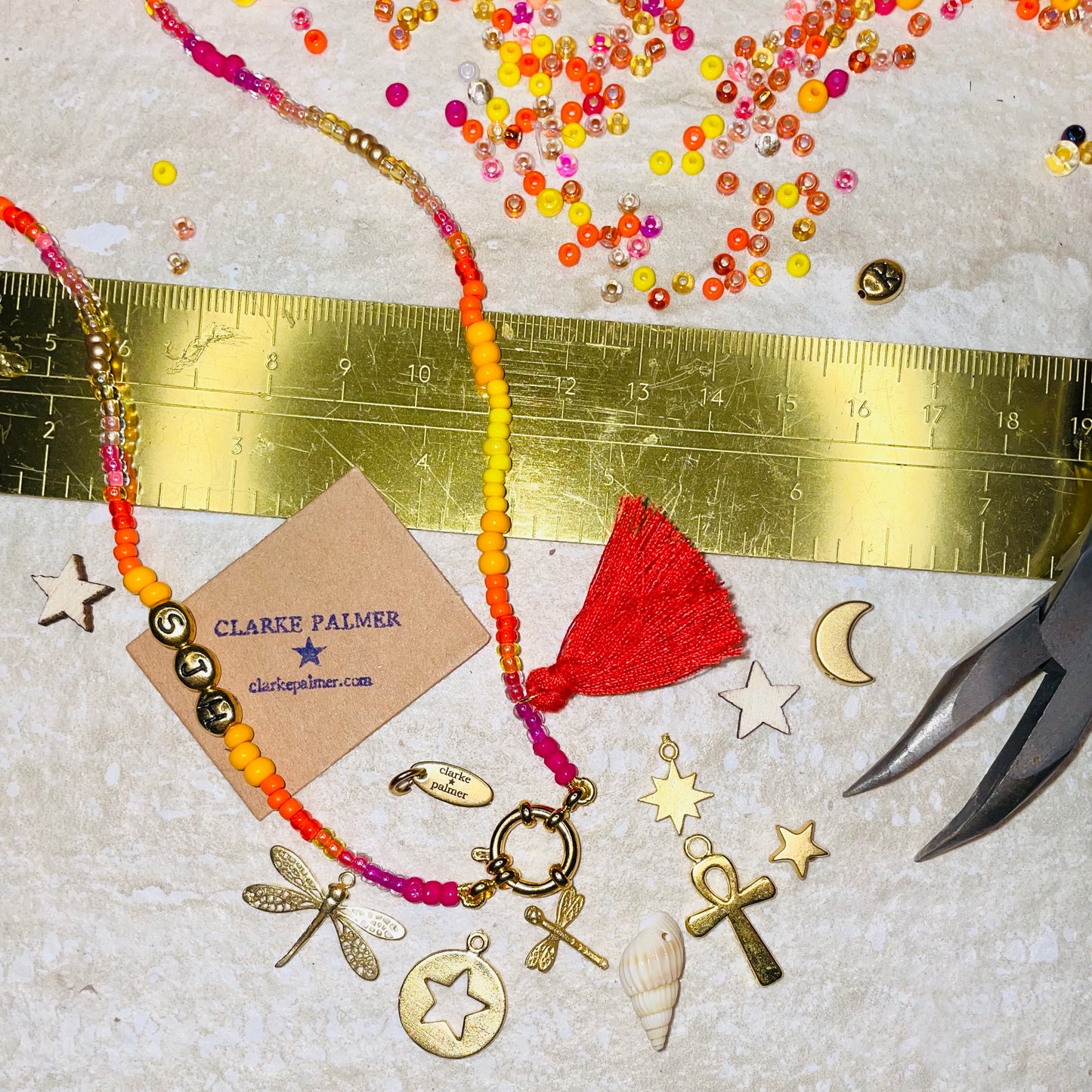 Golden Sunlight Clasp Necklace