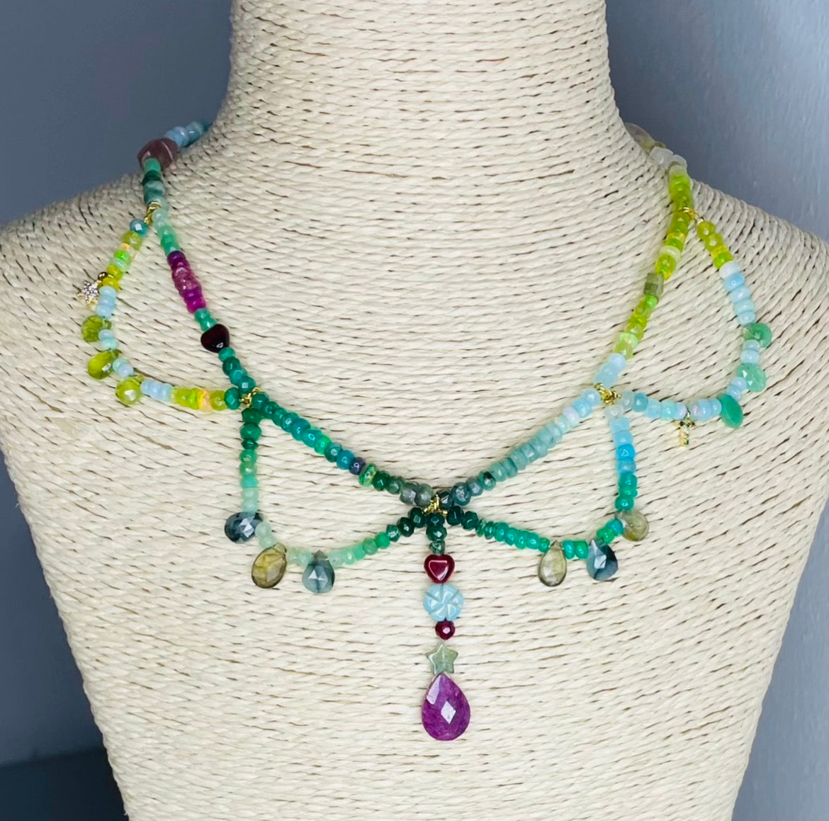 Heart of the World Everything Necklace