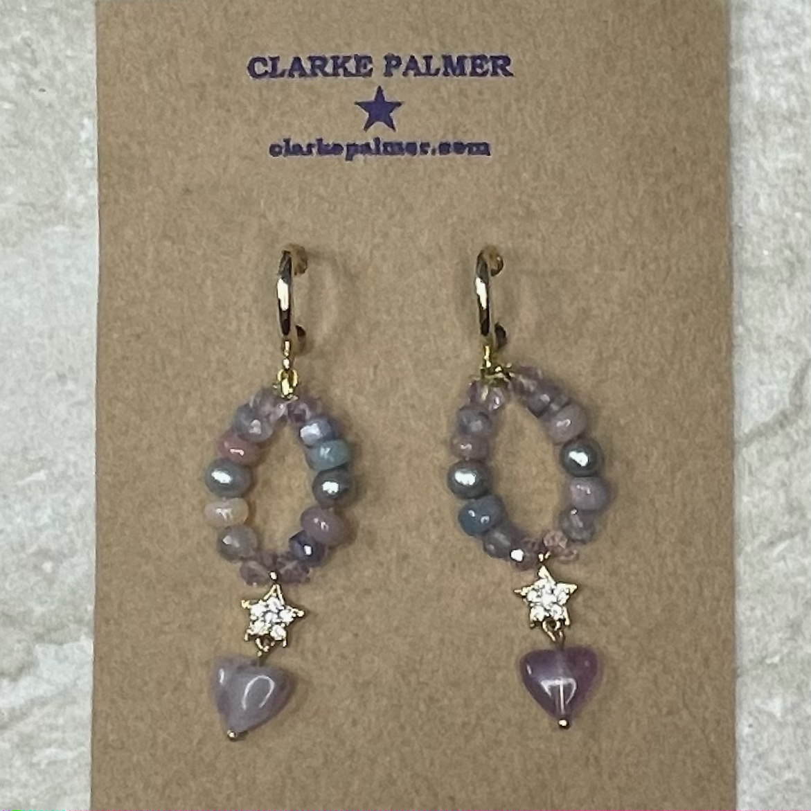 Holiday Magic Opal & Tanzanite Star Earrings