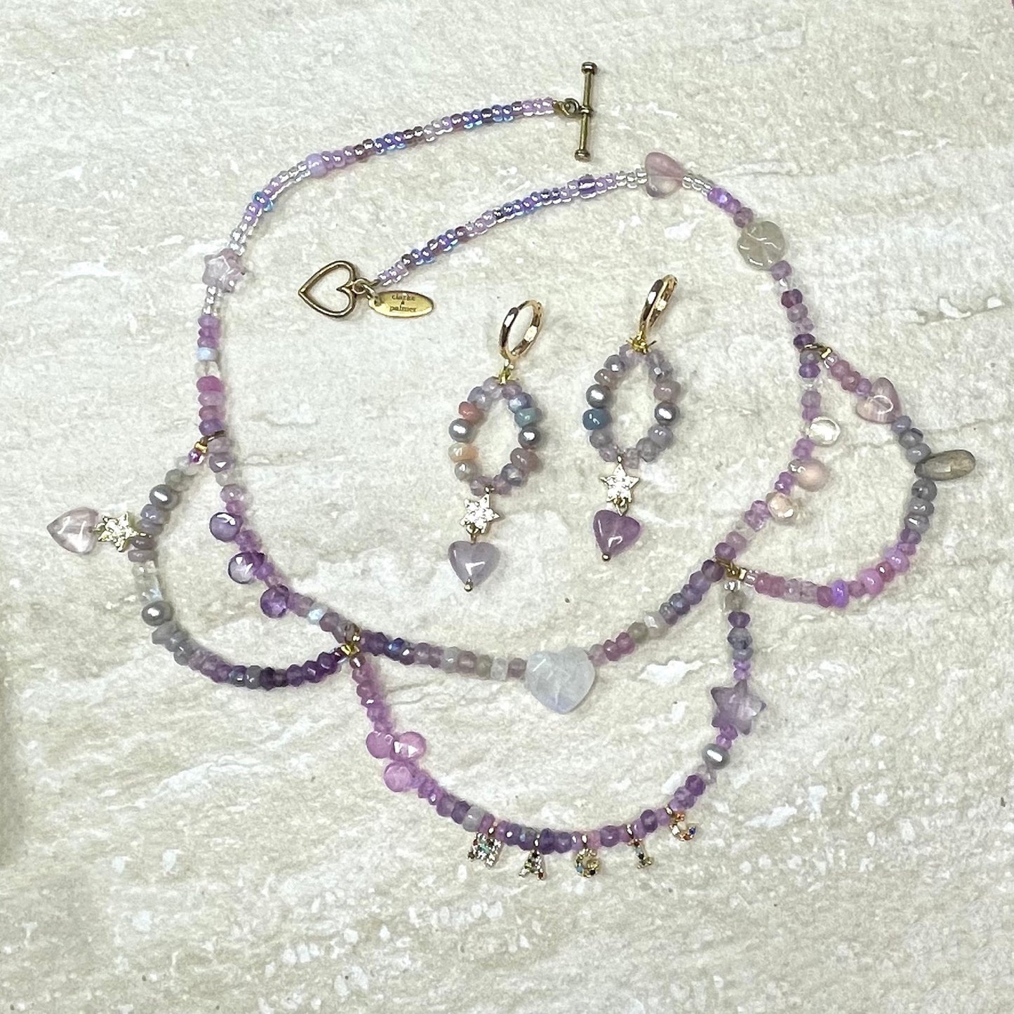 Holiday Magic Opal & Tanzanite Star Earrings