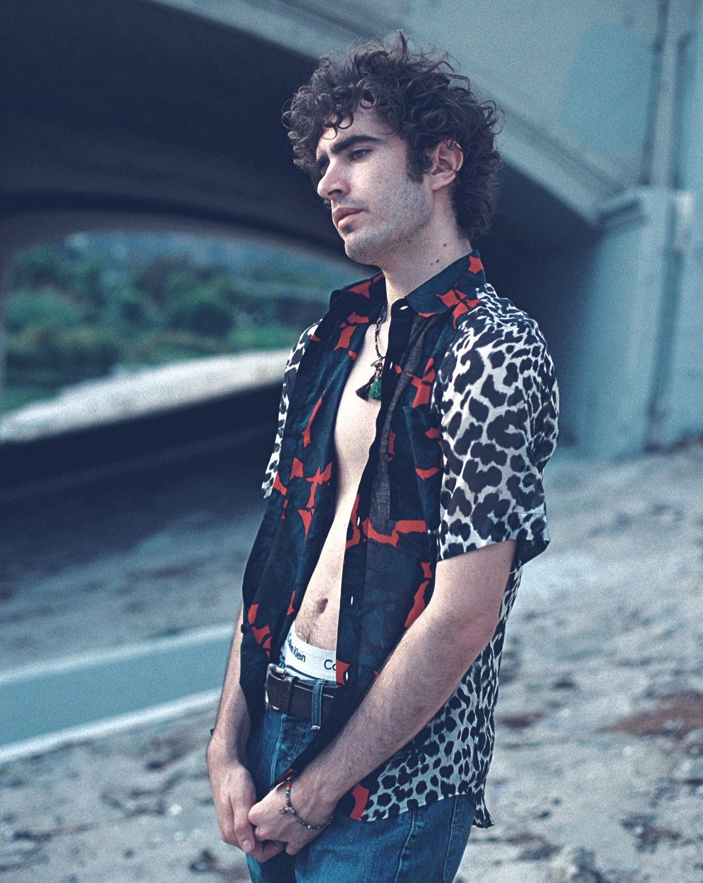 Picasso Beaded Tassel Charm Necklaces for