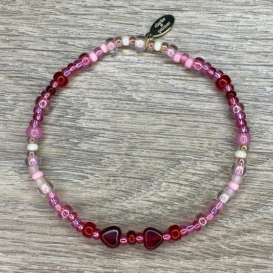 Love Collection Heart Bracelet - Miyuki- CLARKE PALMER