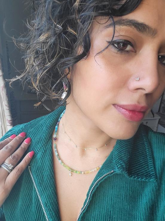 Sherbert Rainbow Lucky Star Necklace