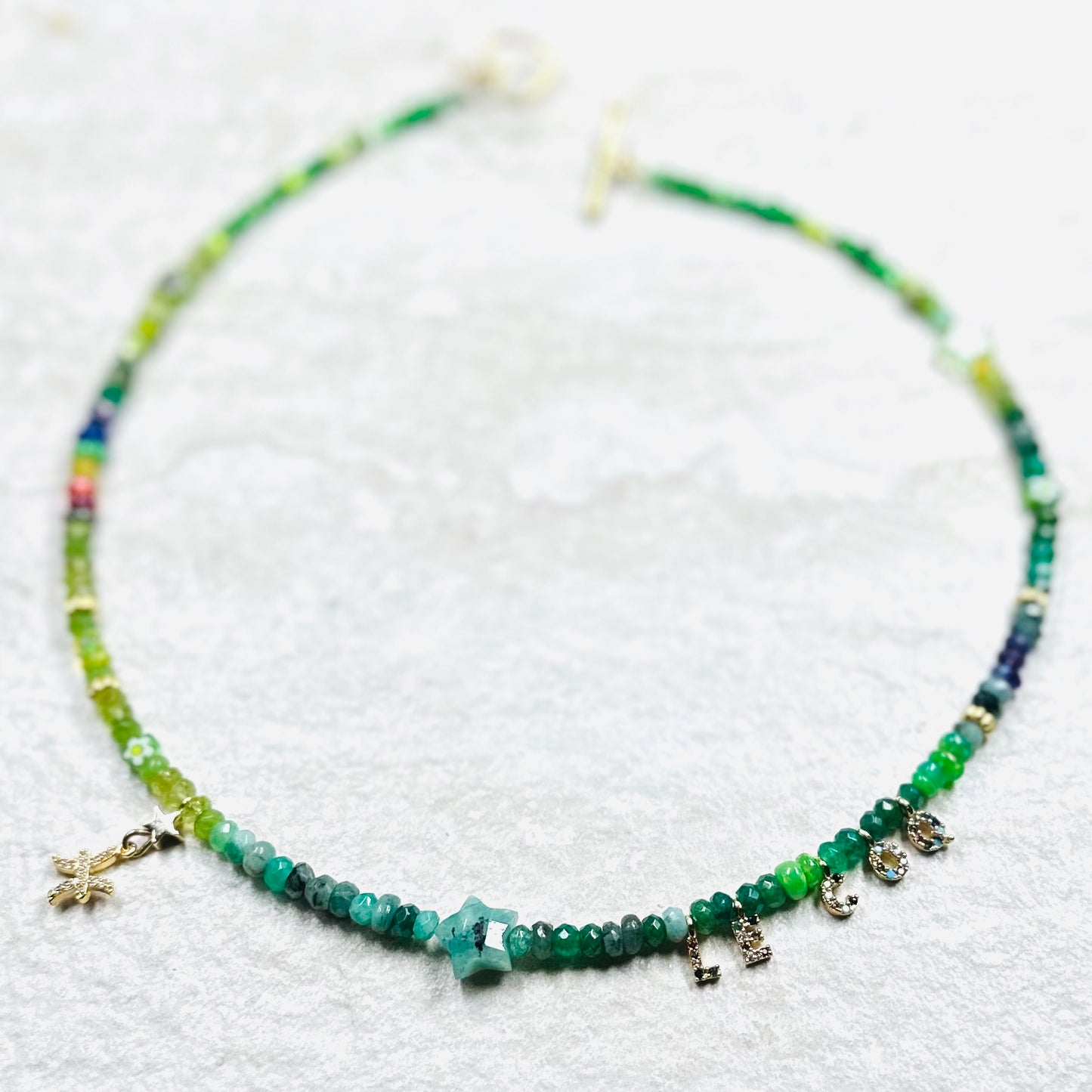 Emerald Star Necklace