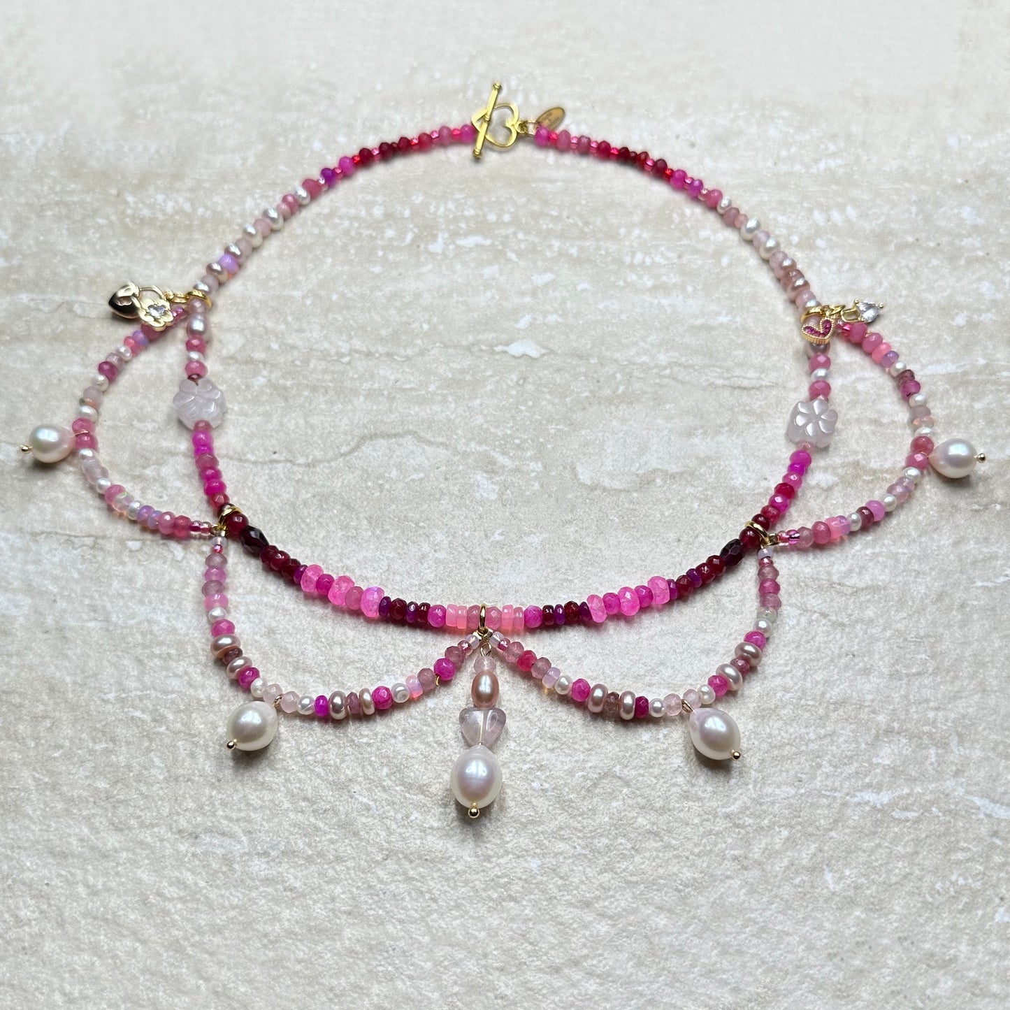 Pearl Ombré Everything  Necklace