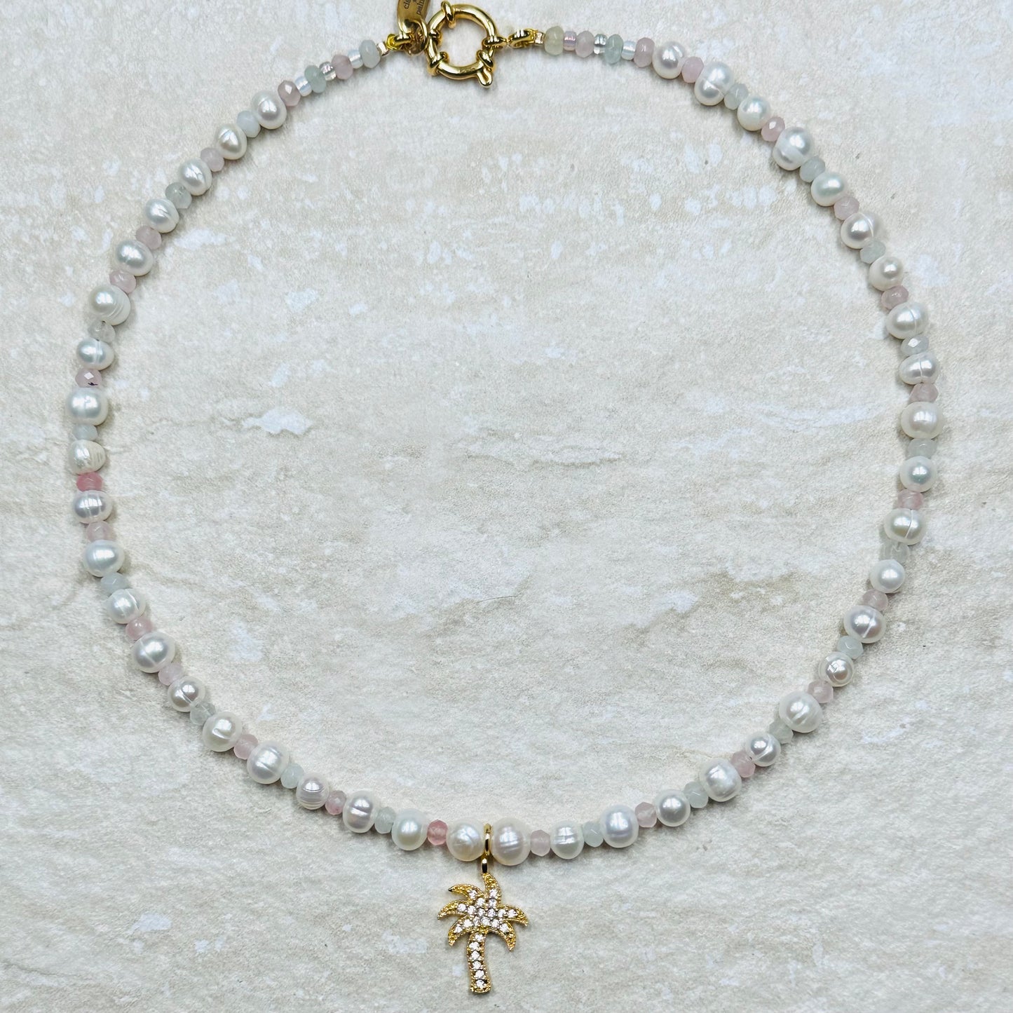 Pearl Charm Pendant Necklace