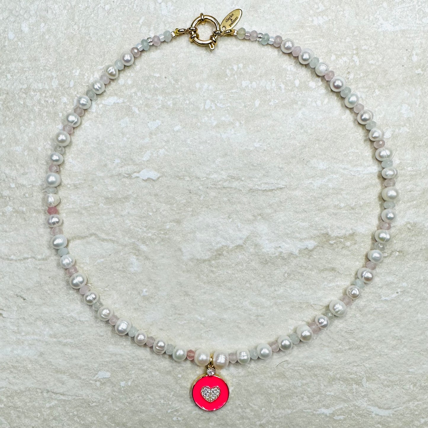 Pearl Charm Pendant Necklace