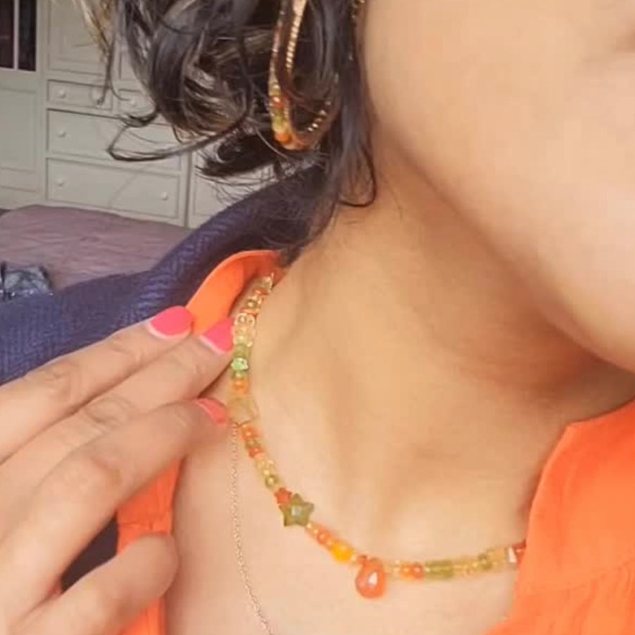 Horoscope Supercharged Birthstone Gemstone Necklace