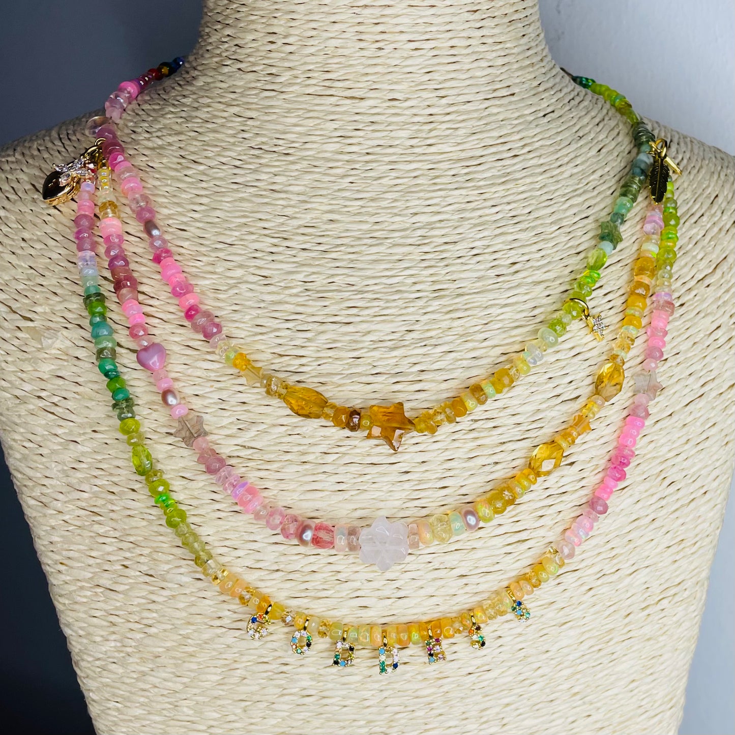 Goddess Neon Blossom Everything Necklace