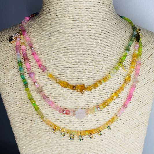 Goddess Neon Blossom Everything Necklace