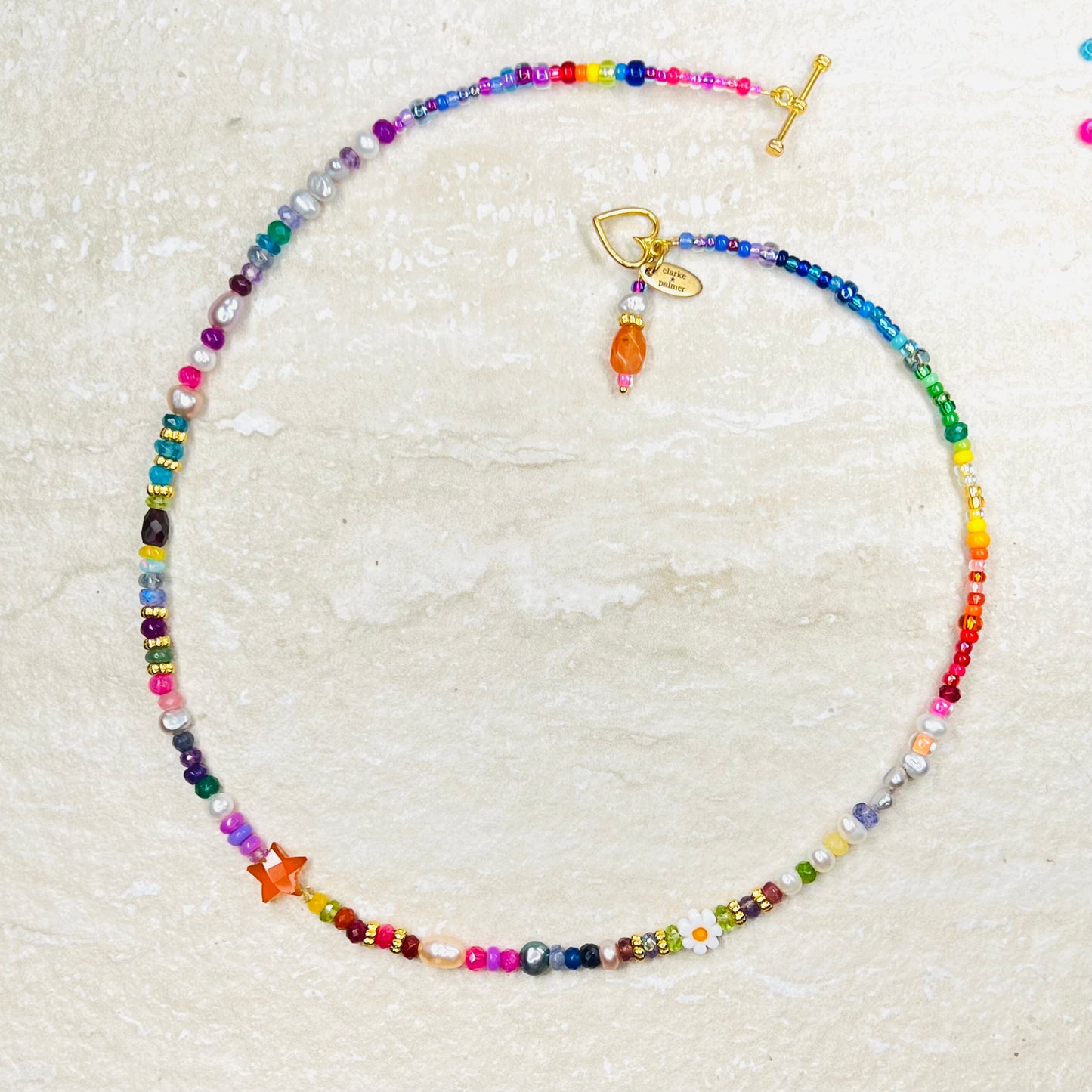Neon Fantasy Precious Lucky Star Necklace