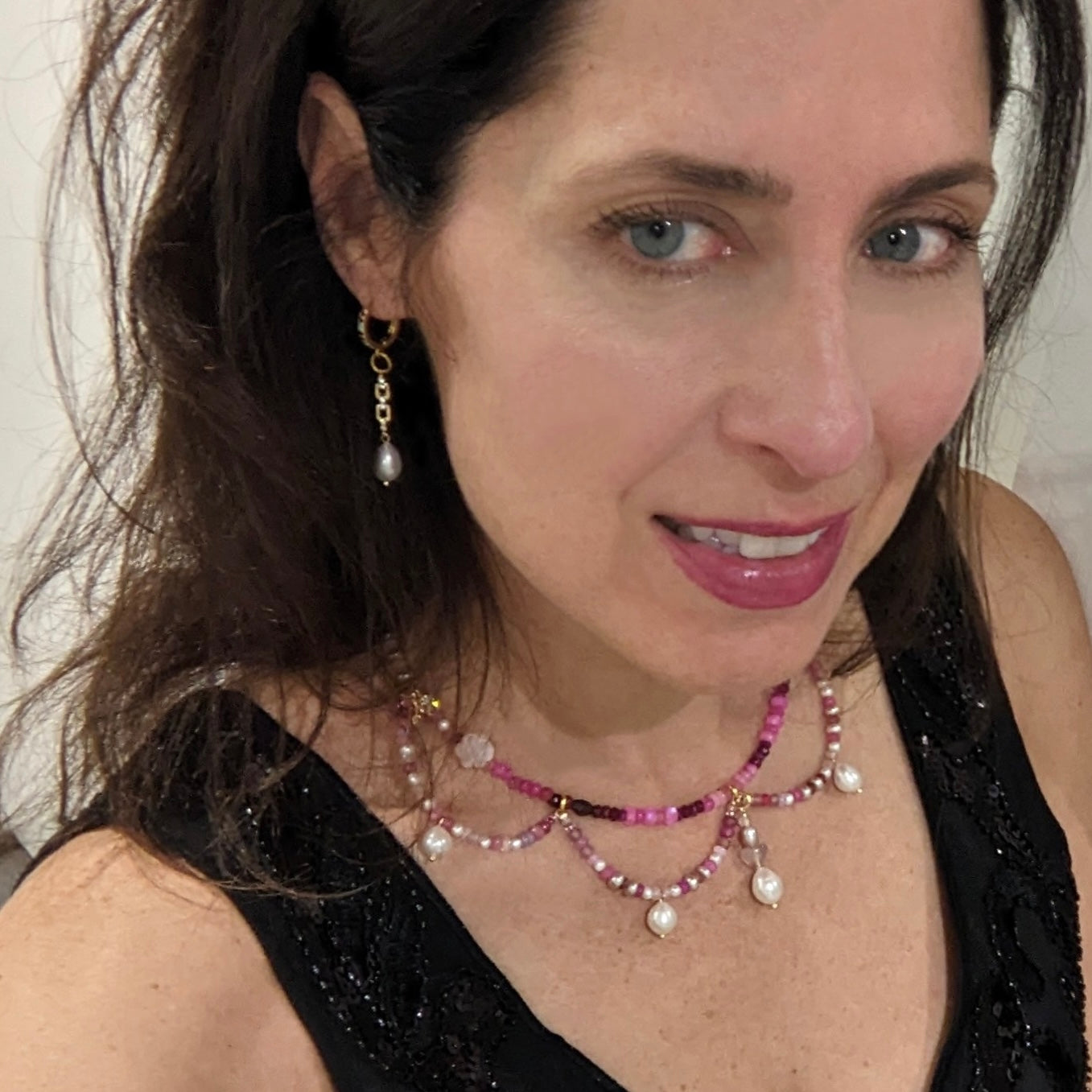 Pearl Ombré Everything  Necklace