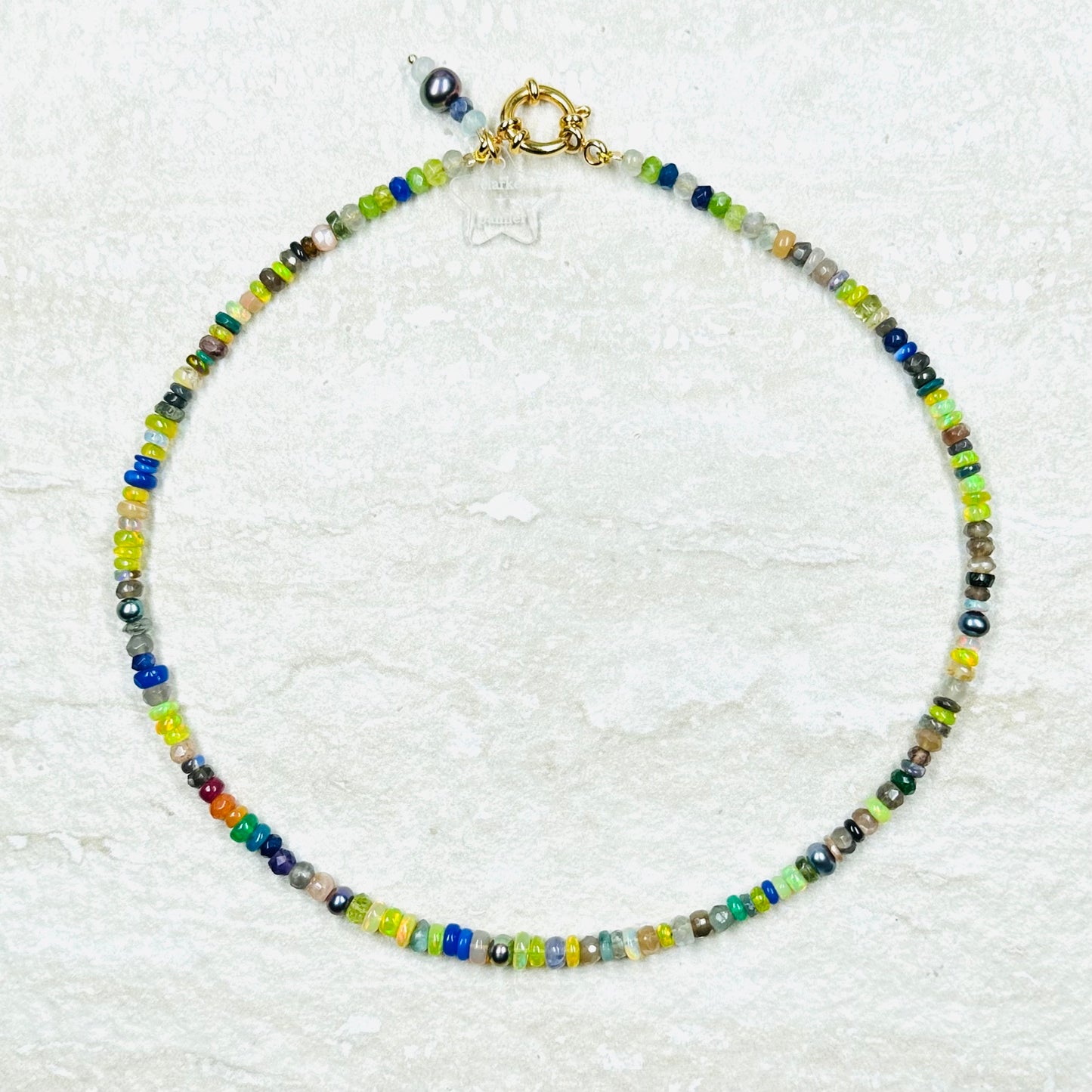 Neon Fantasy Ethiopian Opal Necklace