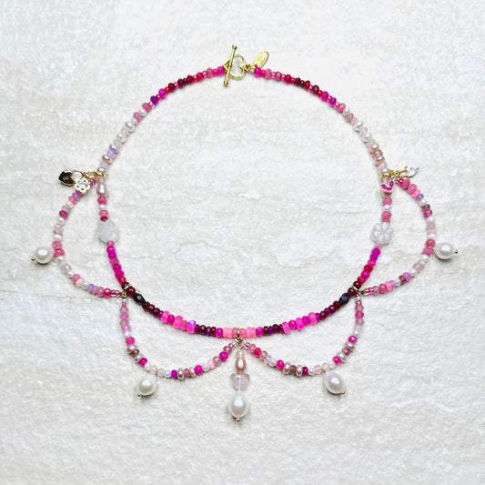 Pearl Ombré Everything  Necklace