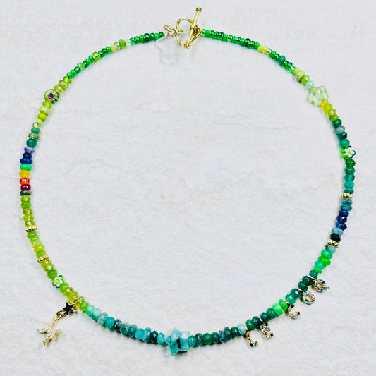 Emerald Star Necklace