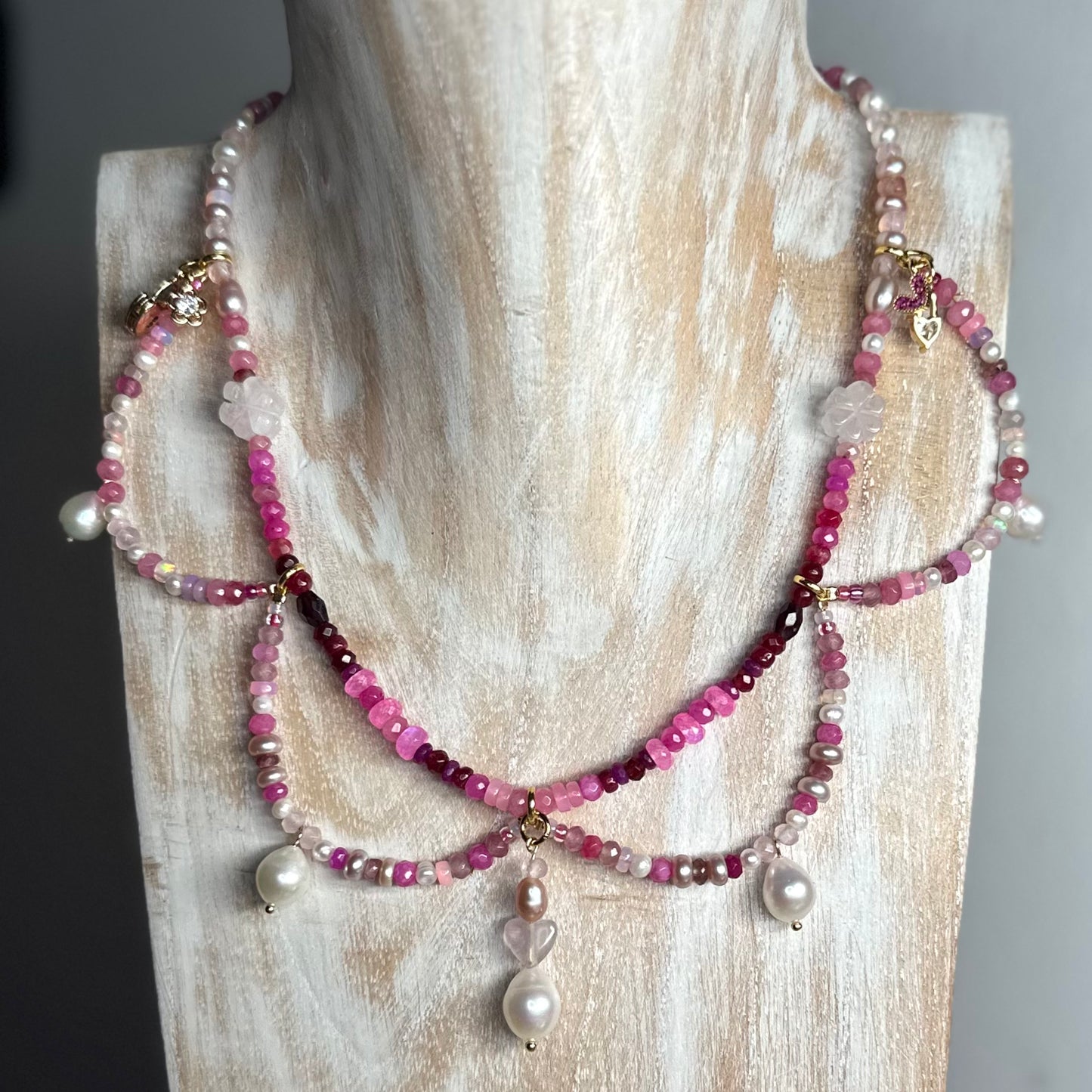 Pearl Ombré Everything  Necklace