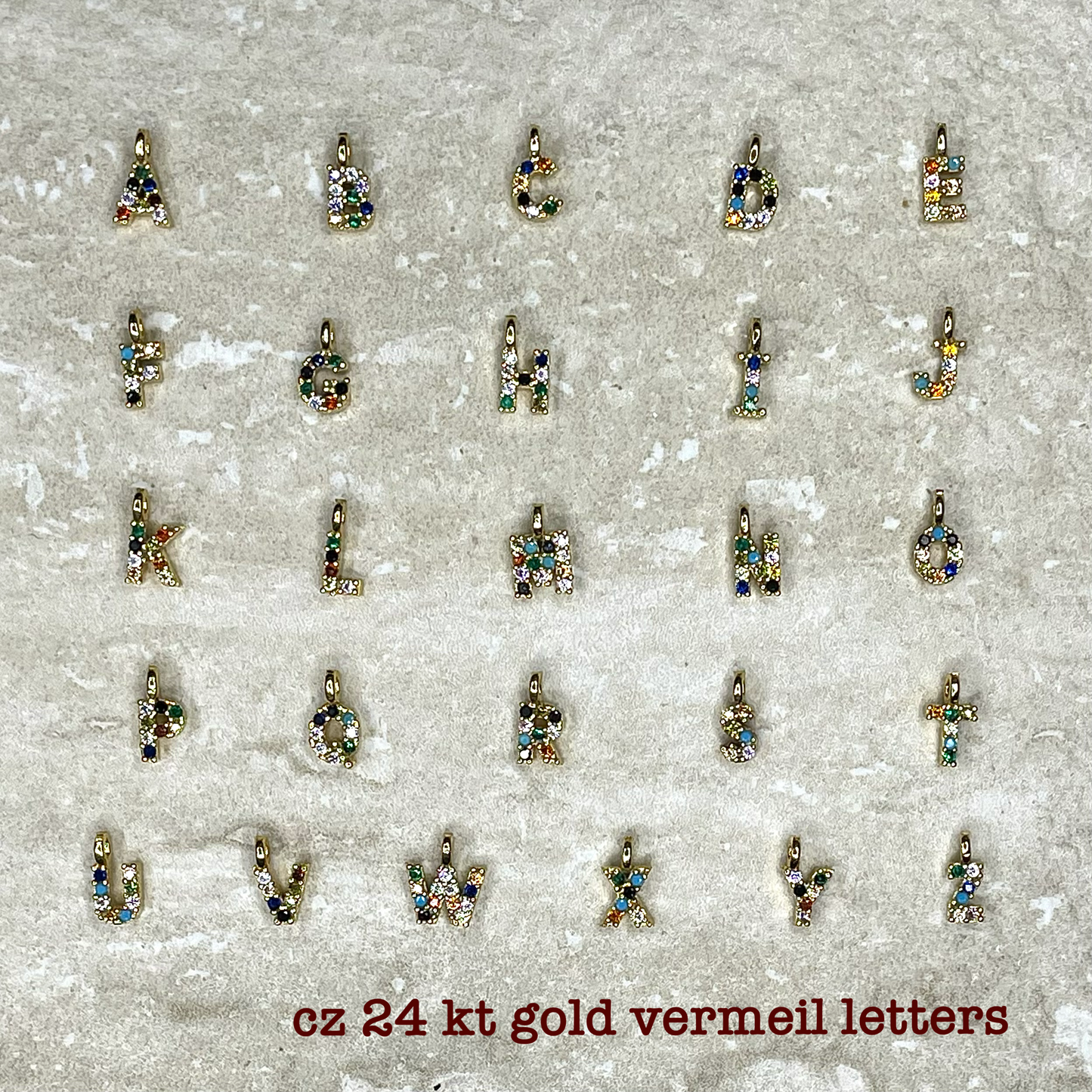Golden Treasure Beach Opal & Citrine Charm Everything Necklace