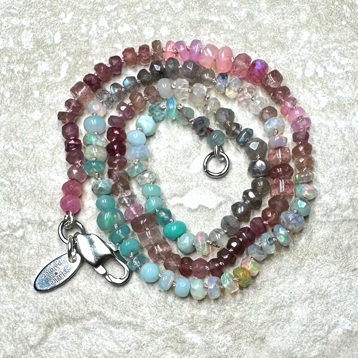 Heavenly Love Gemstone Ombré Necklace