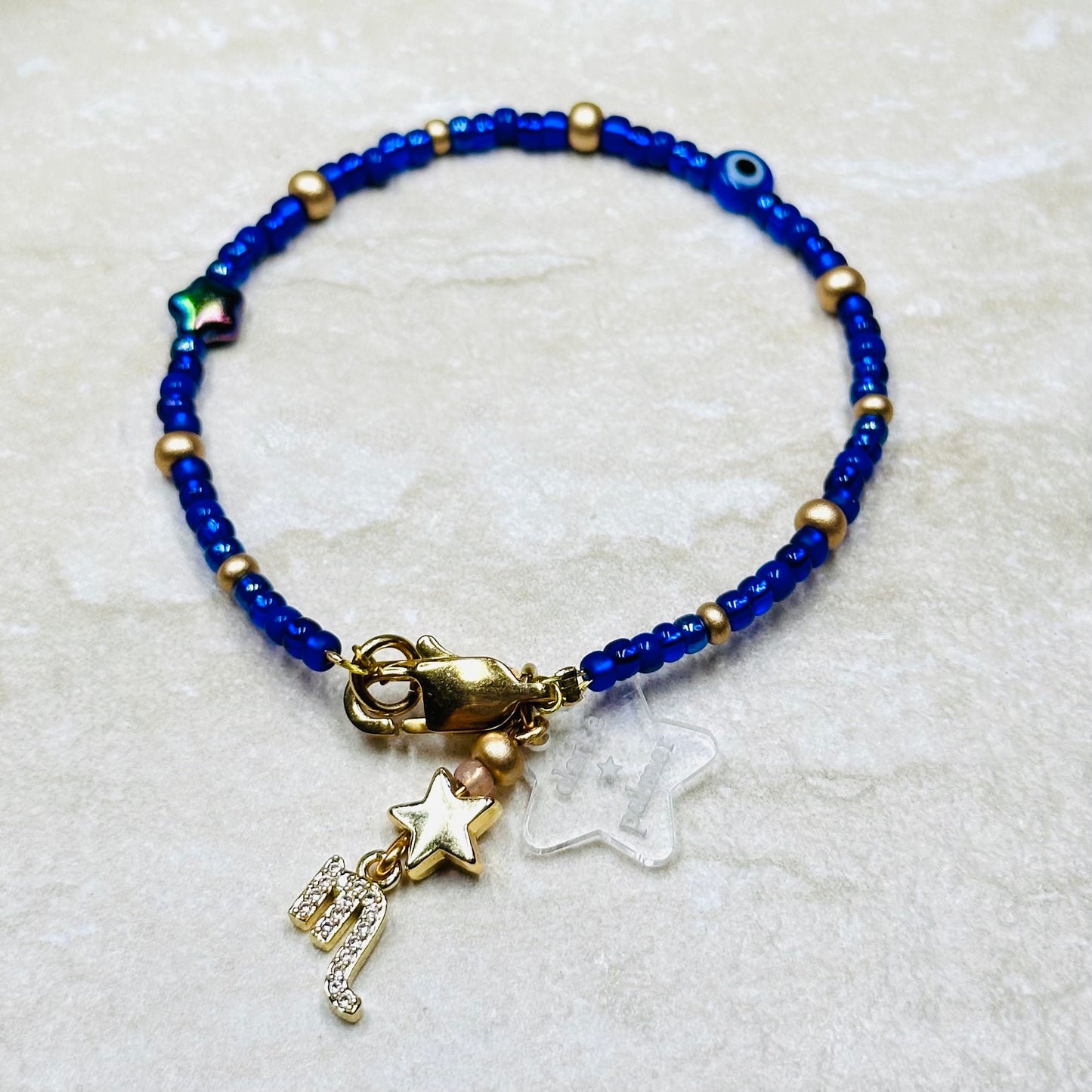 Evil Eye Beaded Horoscope Bracelet