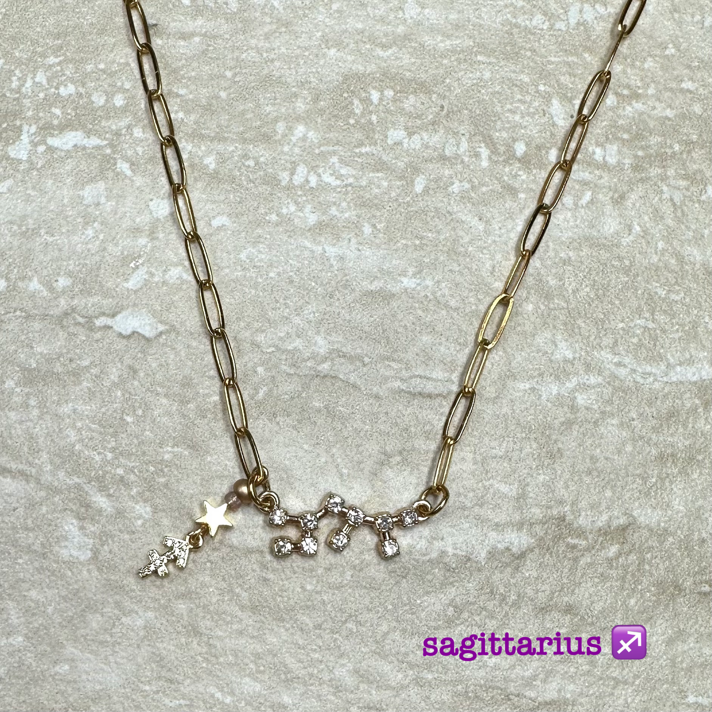 Zodiac Constellation Chain Necklace