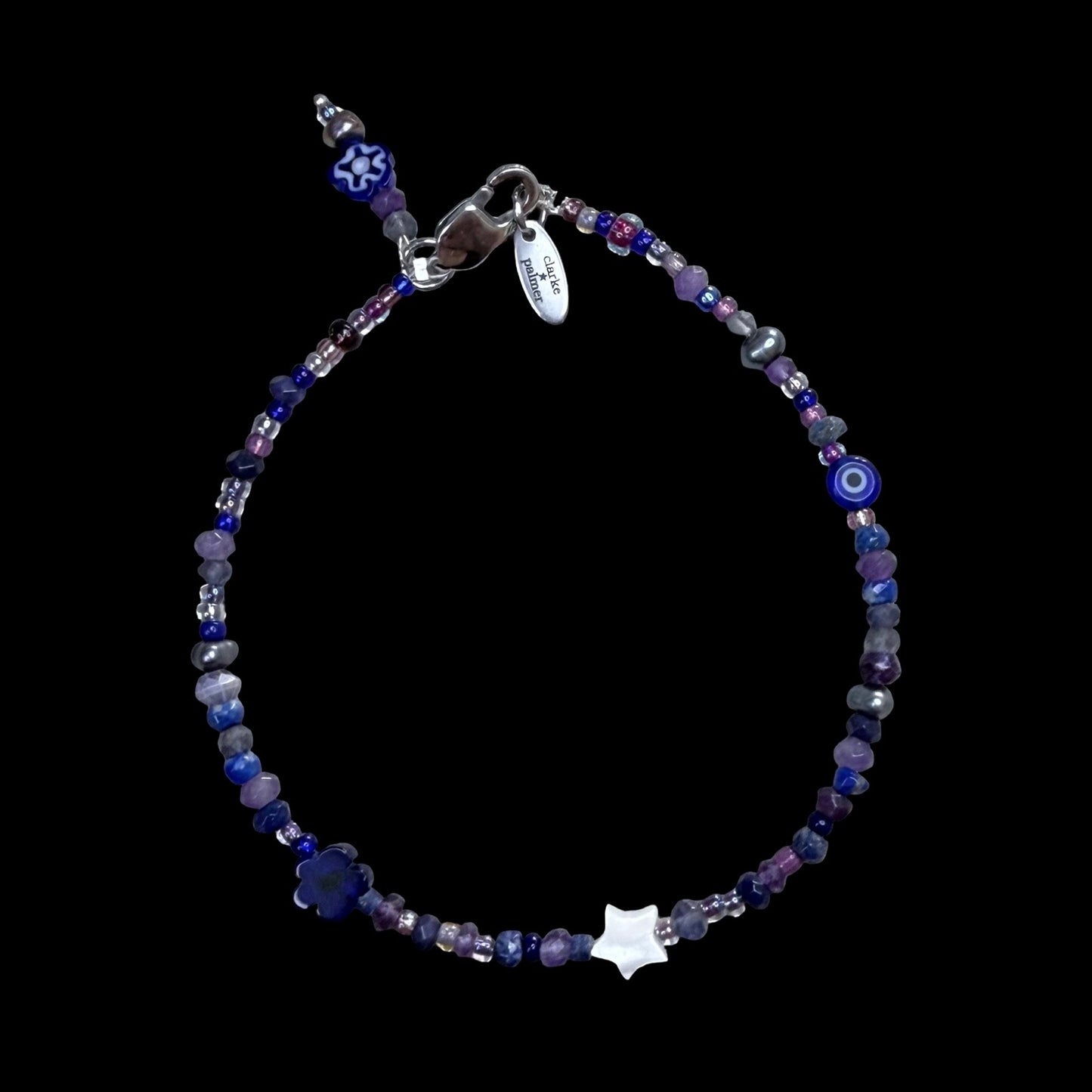 Moon Glow Anklet | Pearl & Gemstone Anklet | Clarke Palmer