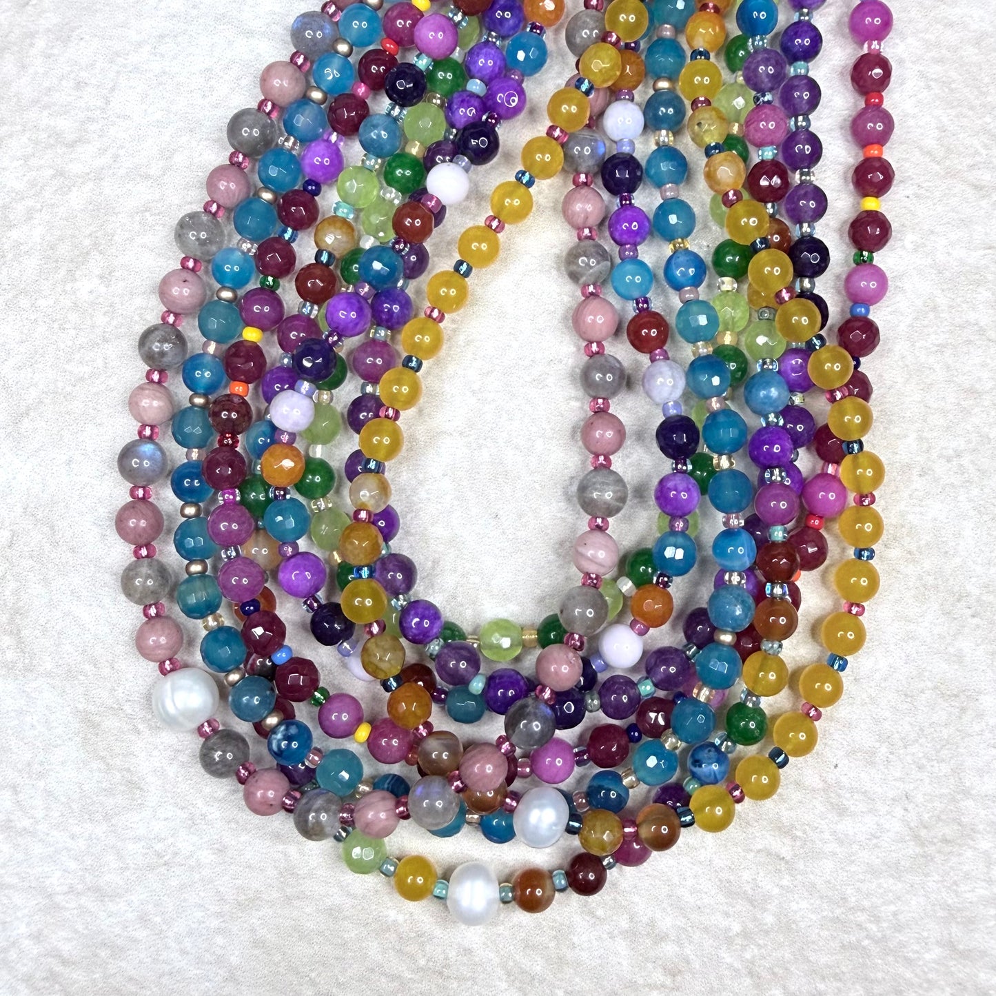 Candy Energy Strand Necklace |
Gemstone | Gold or Silver Vermeil | Clarke Palmer