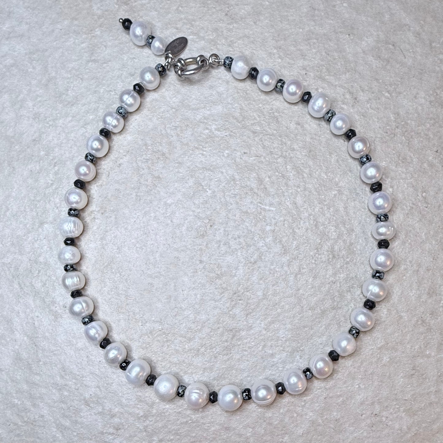 Manhattan AA Pearl & Spinel Single or Multi Strand Necklace | 22kt Gold Vermeil or Silver Clasp - Handmade - CLARKE PALMER