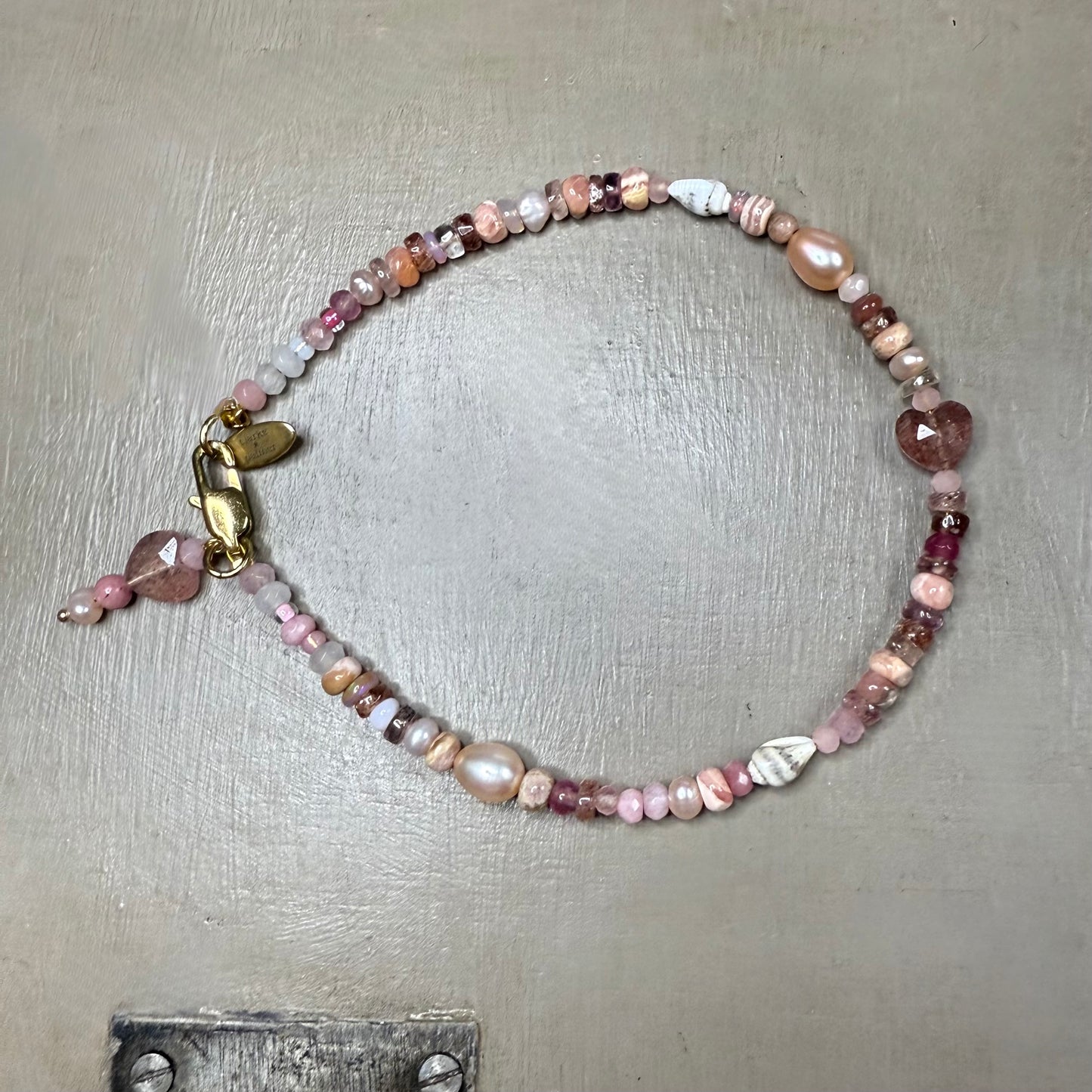 Naked Beach Gemstone Anklet