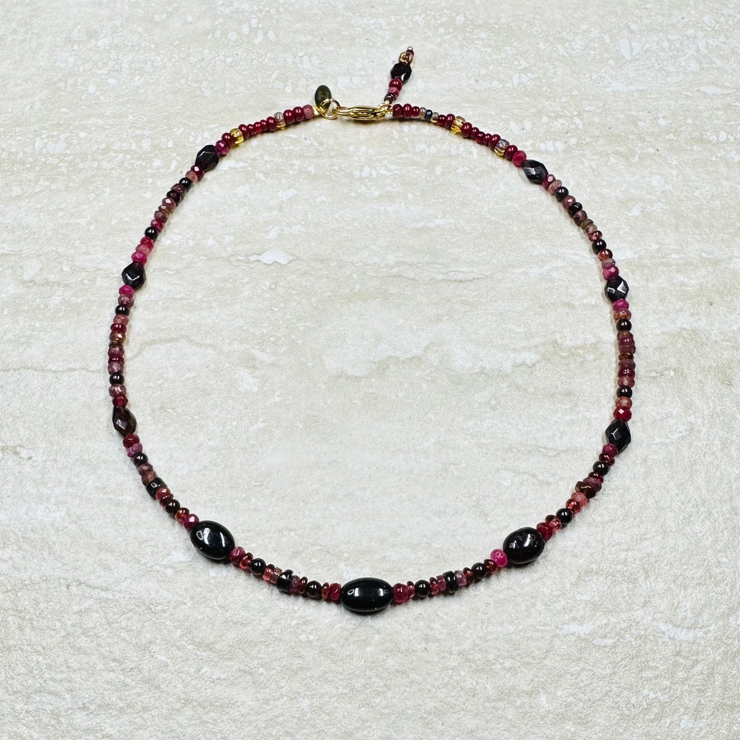 Garnet Tourmaline Necklace