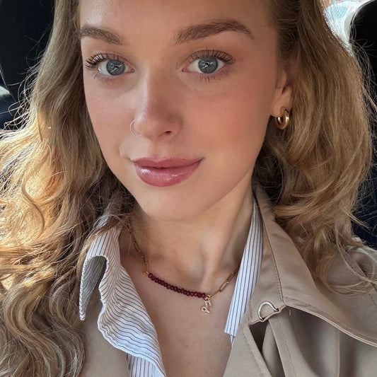 Star Sign & Birthstone Necklace (Gemstone Inlay Edition)
- Gold Vermeil Gemstone - CLARKE PALMER