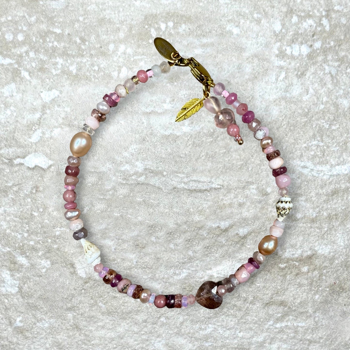 Naked Beach Gemstone Anklet