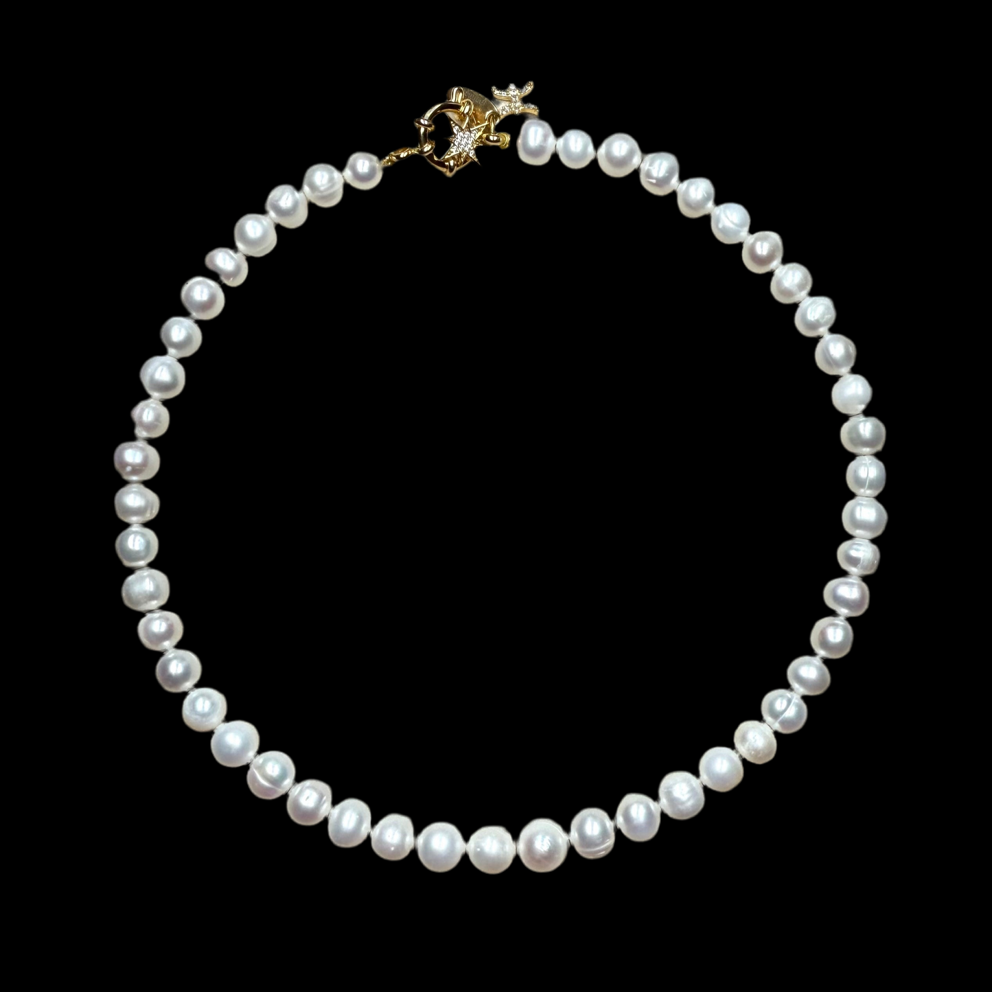 Freshwater Pearl Charm Necklace