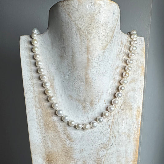 Classic Single Strand Pearl Necklace