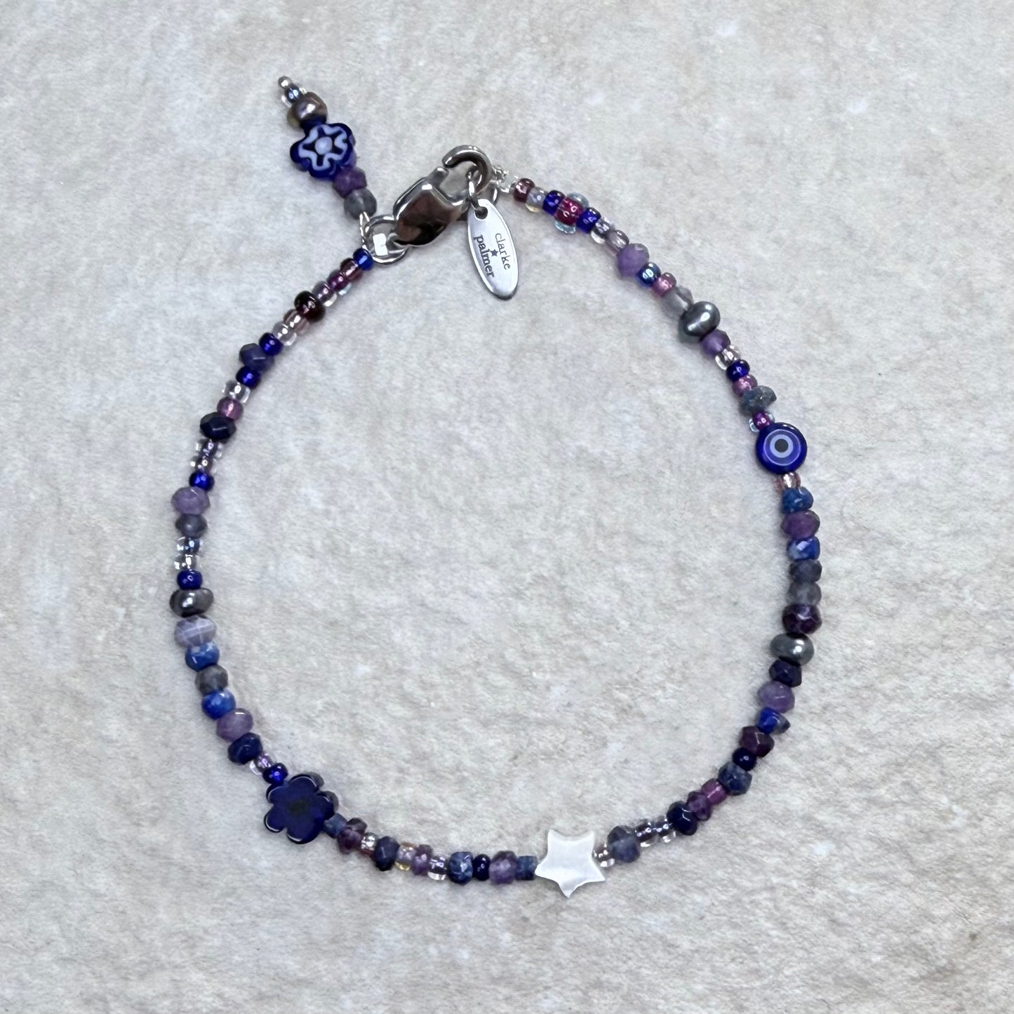 Moon Glow Anklet | Pearl & Gemstone Anklet | Clarke Palmer