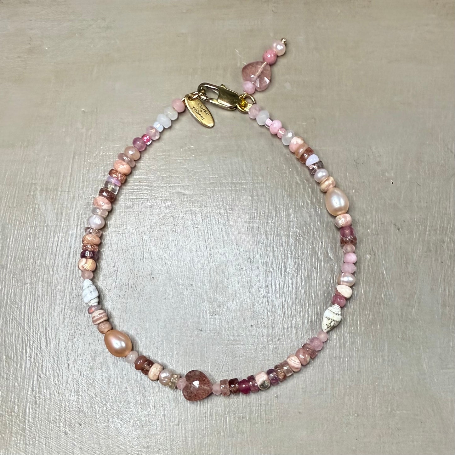 Naked Beach Gemstone Anklet