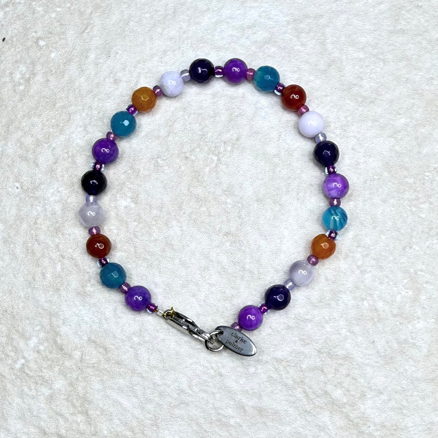 Candy Energy Strand Bracelet | Gemstone | Gold or Silver Vermeil | Clarke Palmer