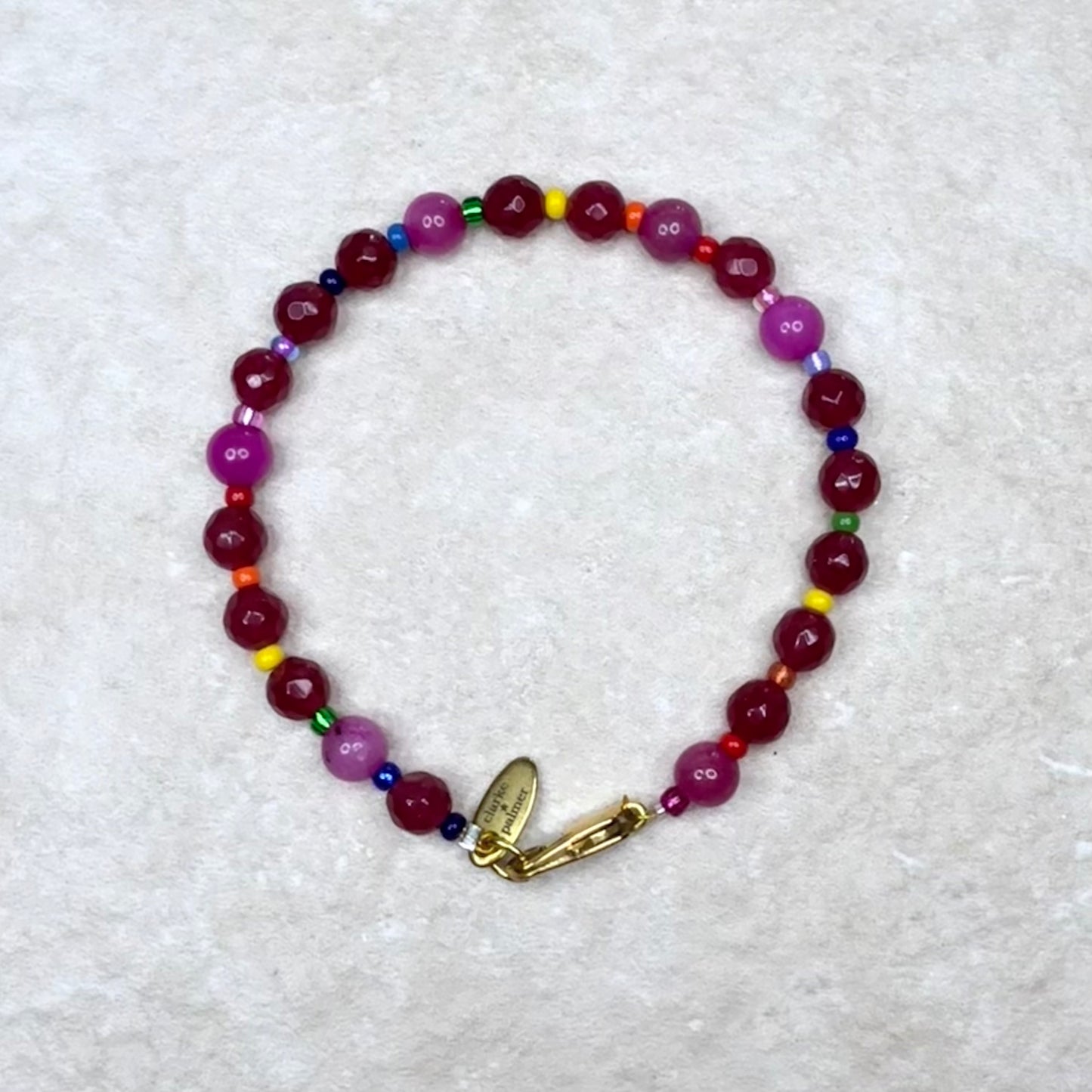 Candy Energy Strand Bracelet | Gemstone | Gold or Silver Vermeil | Clarke Palmer