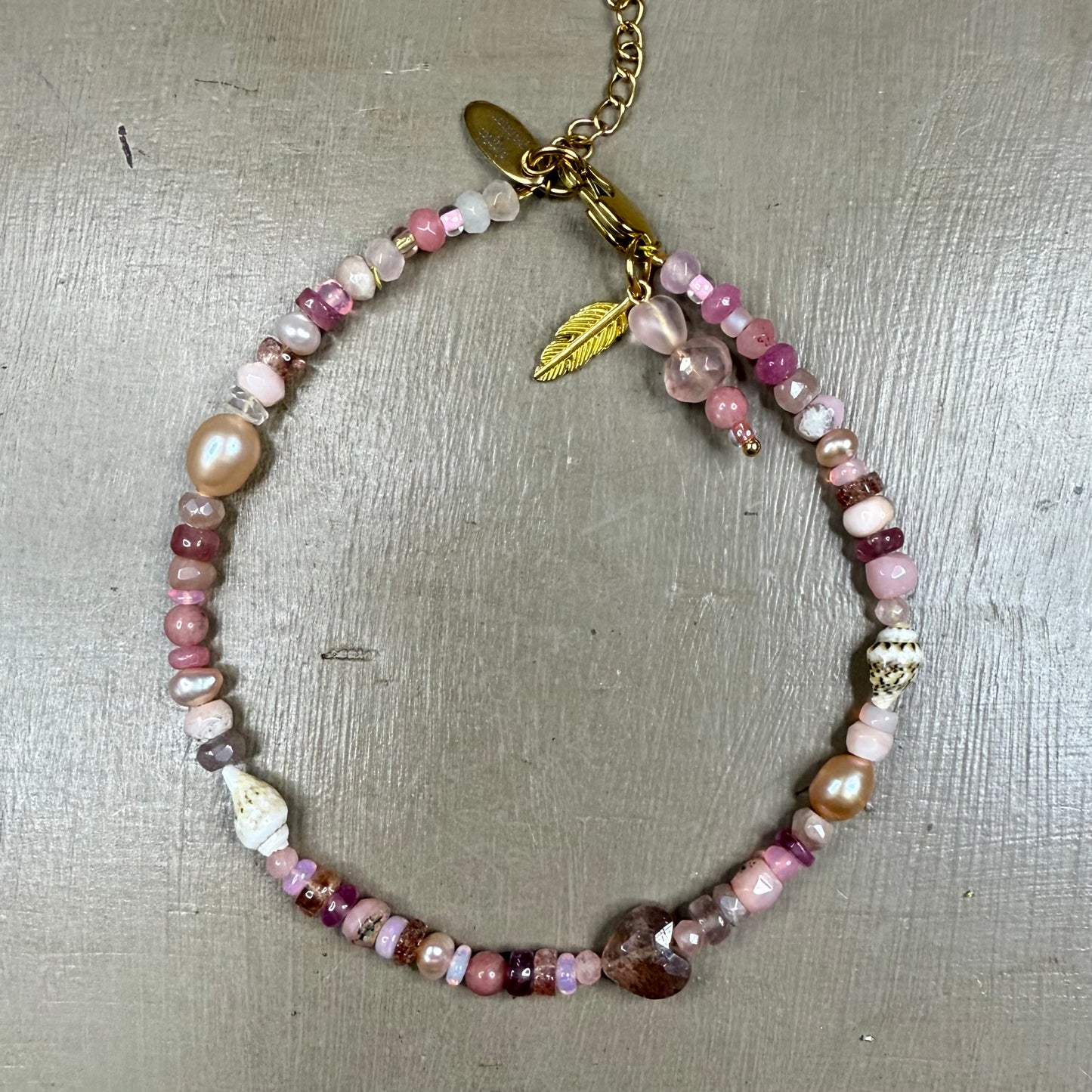 Naked Beach Gemstone Anklet