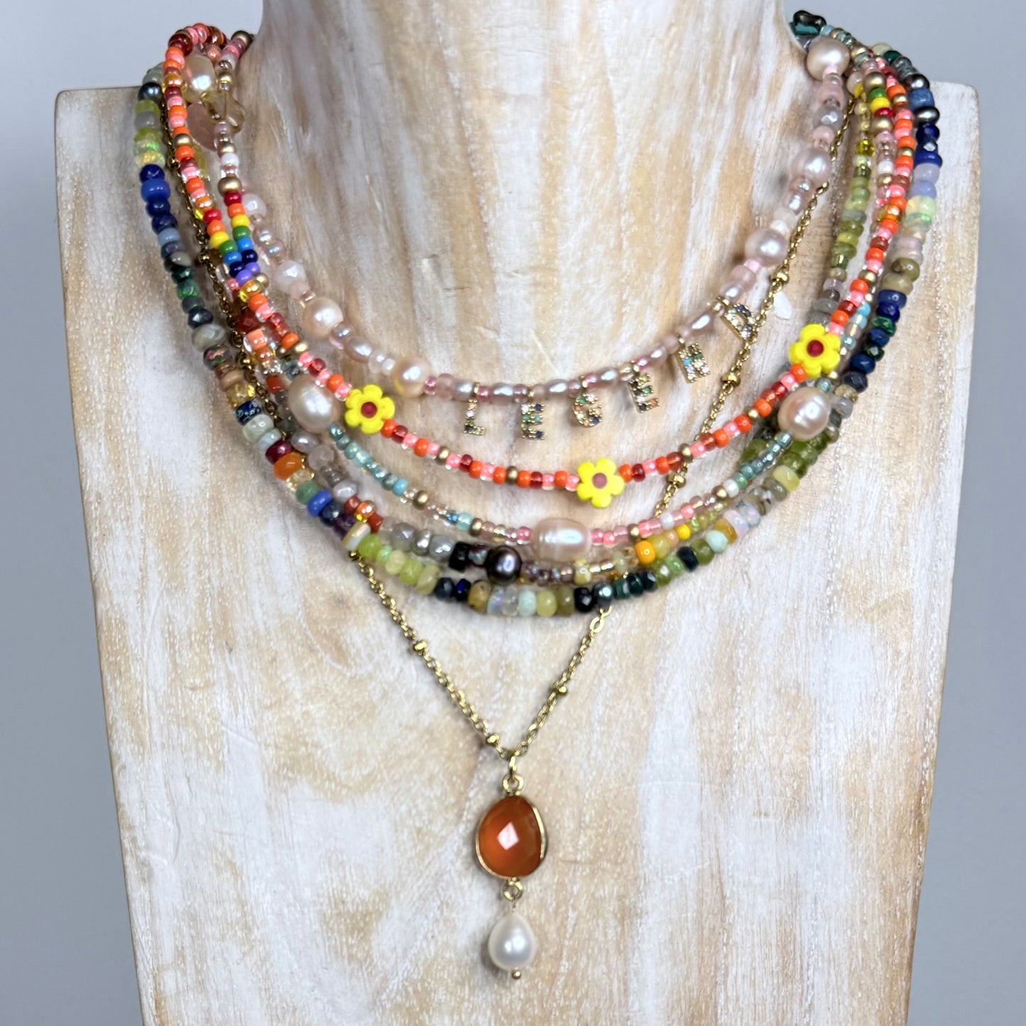 Dolly Mixture Beaded Necklace
