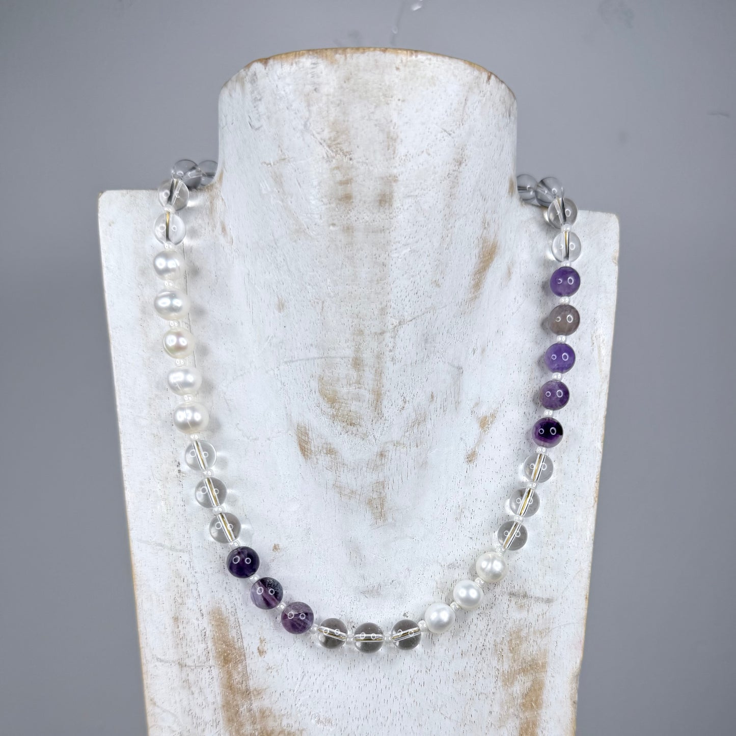Chakra Energy Necklace | 8mm Natural Stones | Handmade London | Clarke Palmer
