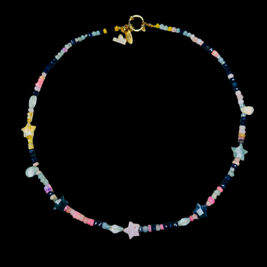 Horoscope Supercharged Birthstone Gemstone Necklace