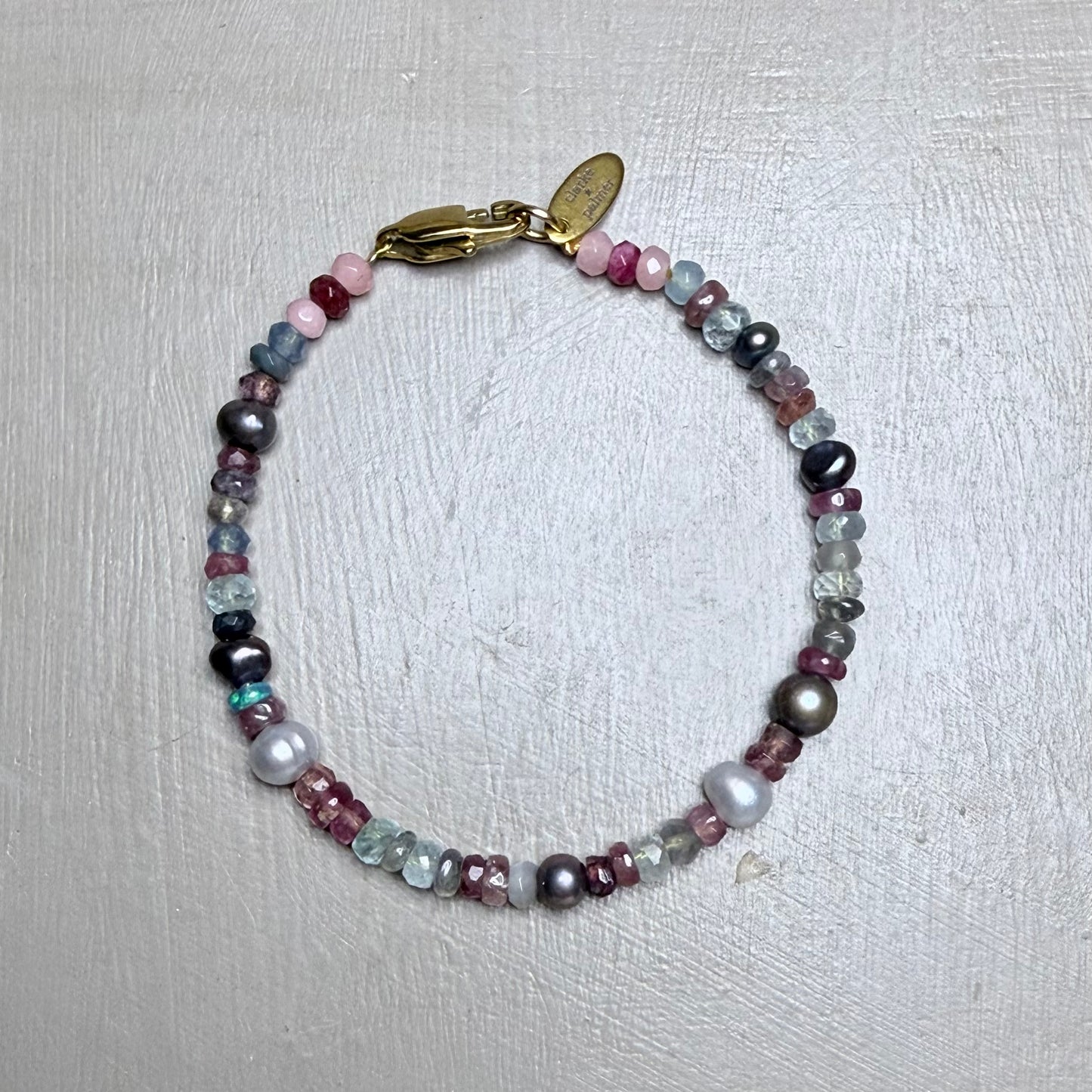 Violetta Gemstone & Pearl Bracelet | CLARKE PALMER
