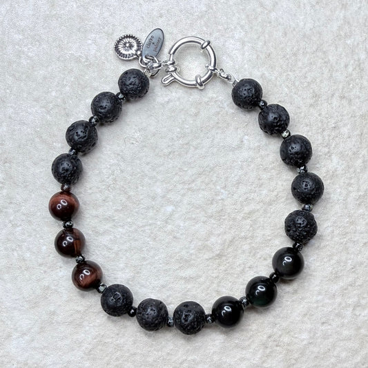 Discipline ‘Energy Strand’ Bracelet | Gemstone | Handmade in UK | Clarke Palmer