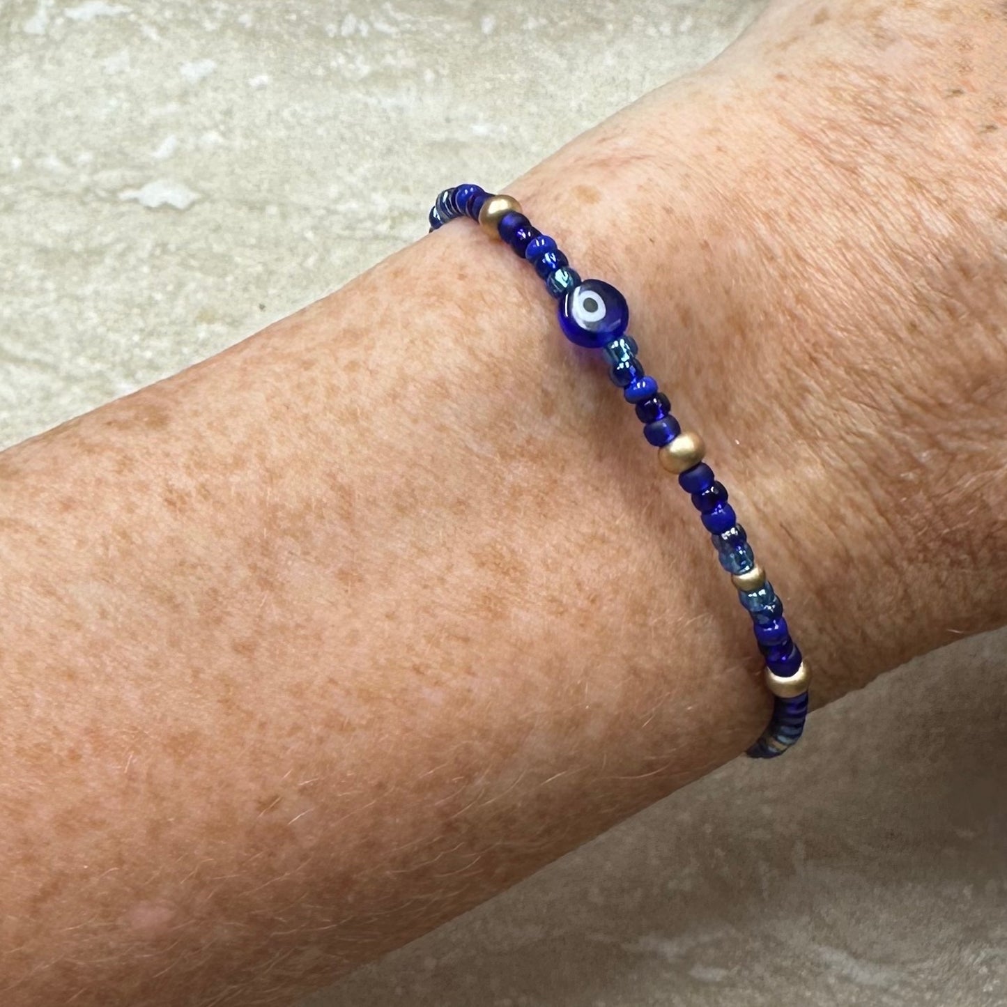 Evil Eye Beaded Horoscope Bracelet