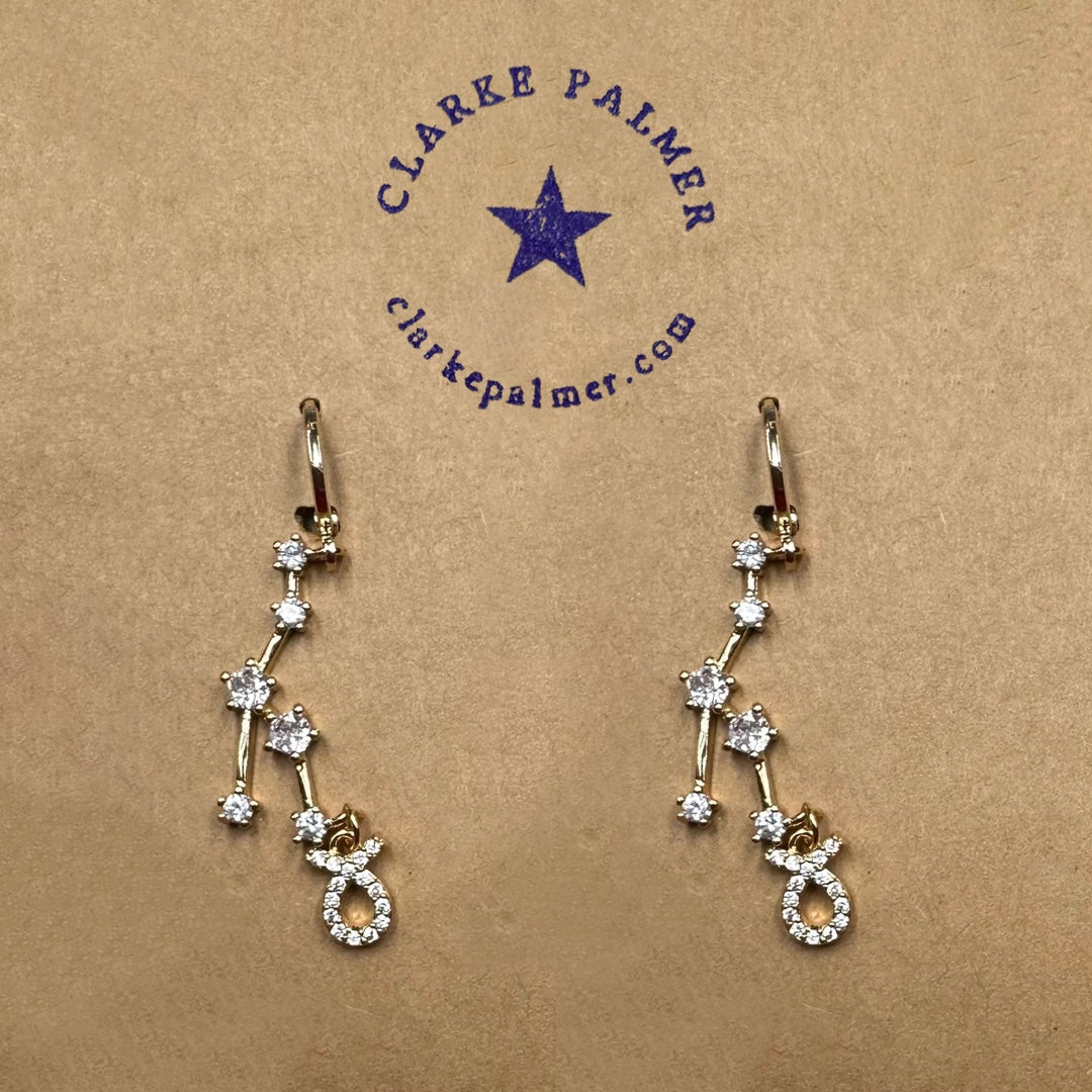 Constellation Horoscope Charm Earrings