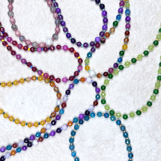 Candy Energy Strand Necklace |
Gemstone | Gold or Silver Vermeil | Clarke Palmer
