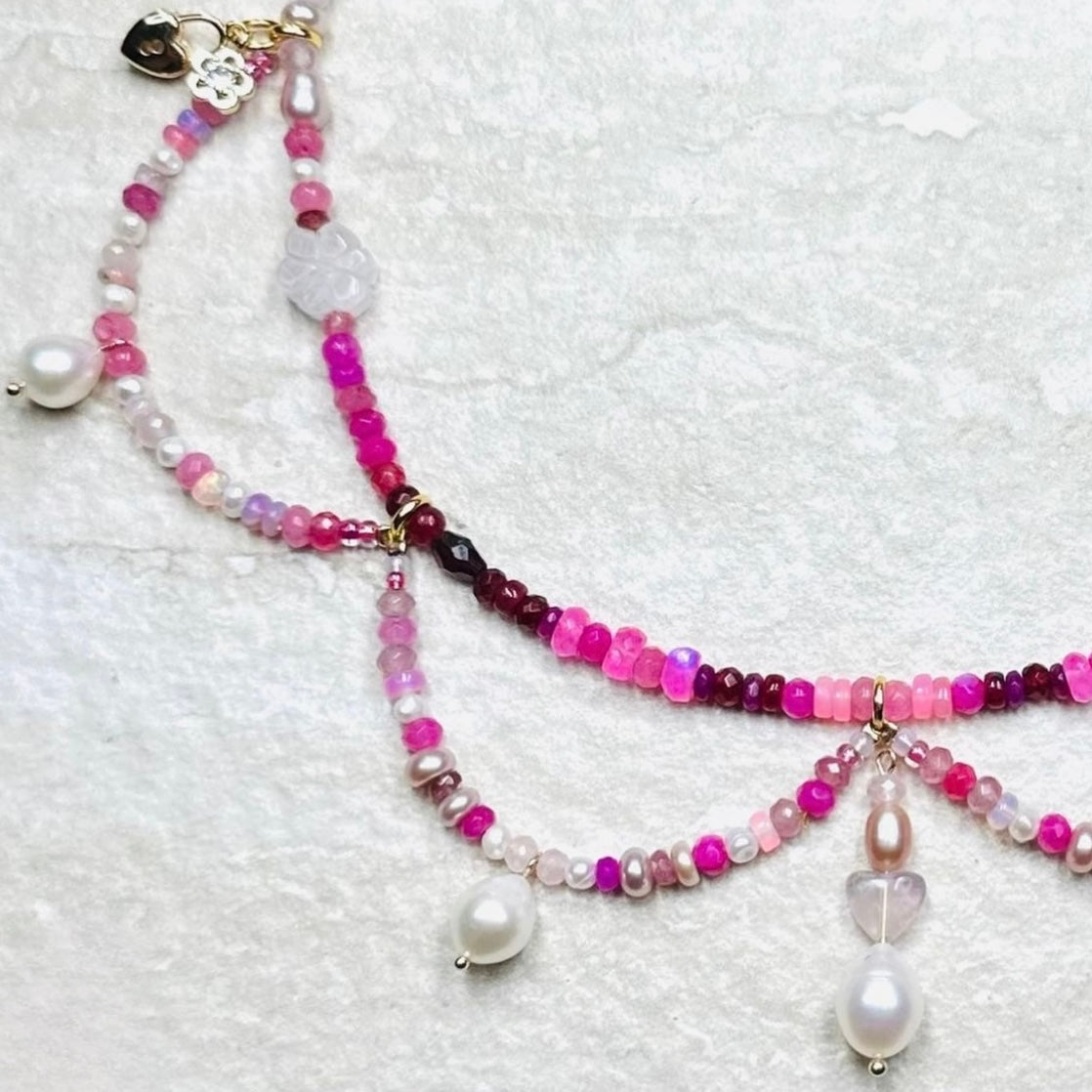 Pearl Ombré Everything  Necklace