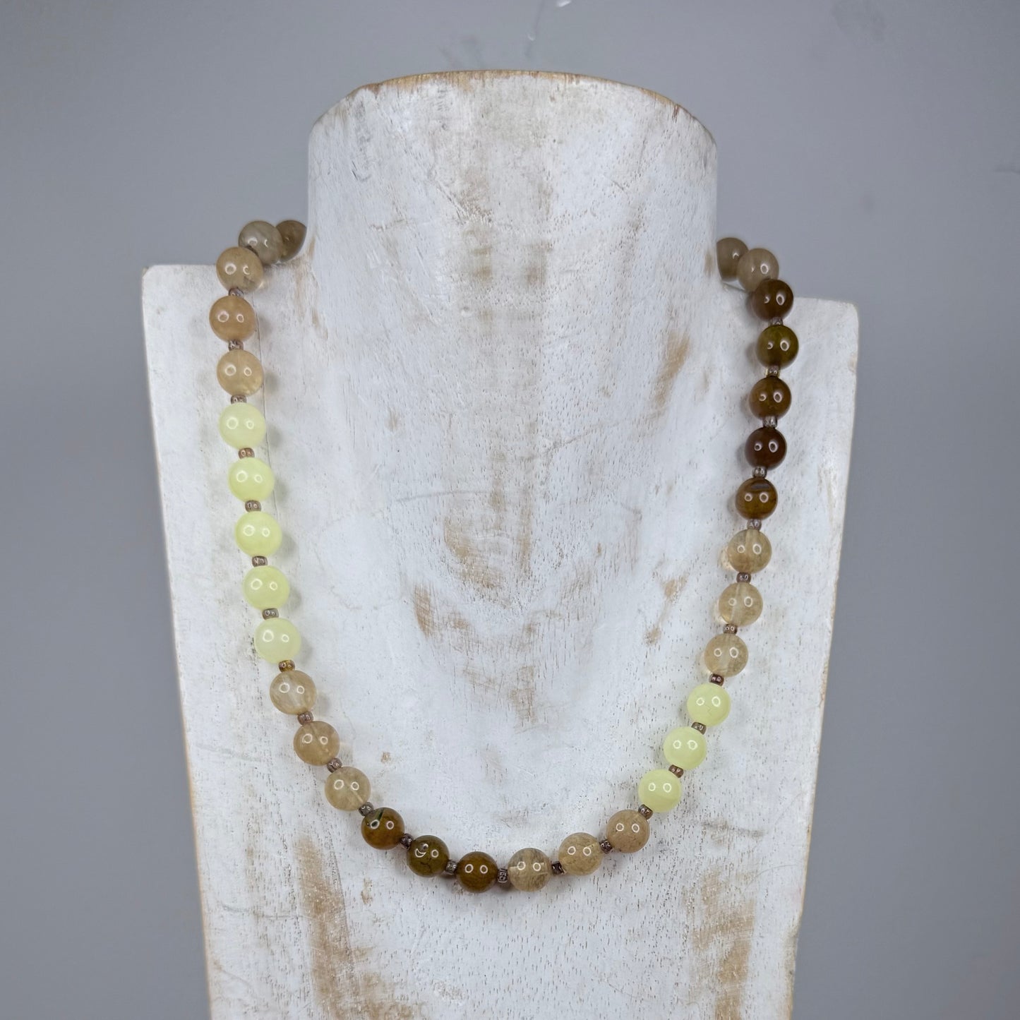 Chakra Energy Necklace | 8mm Natural Stones | Handmade London | Clarke Palmer