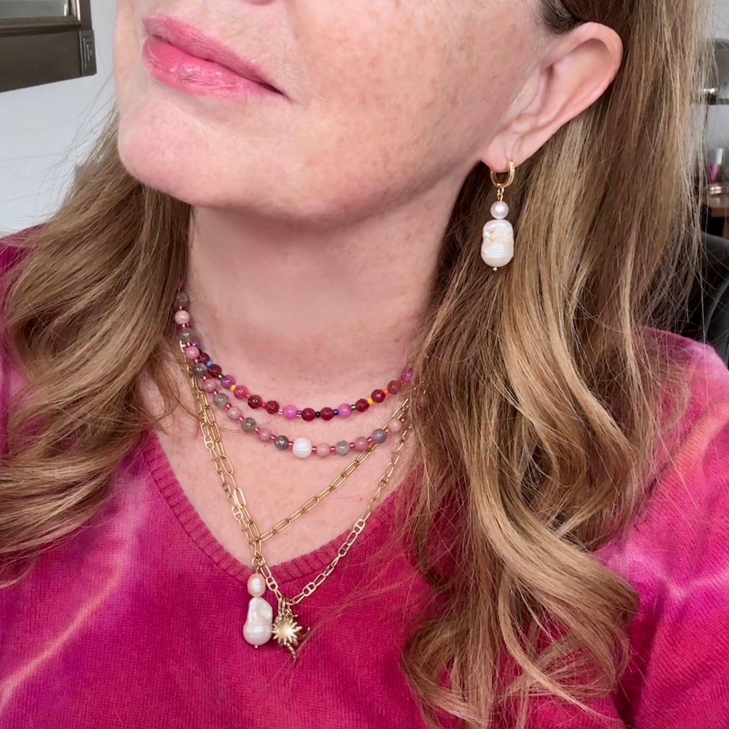 Candy Energy Strand Necklace |
Gemstone | Gold or Silver Vermeil | Clarke Palmer